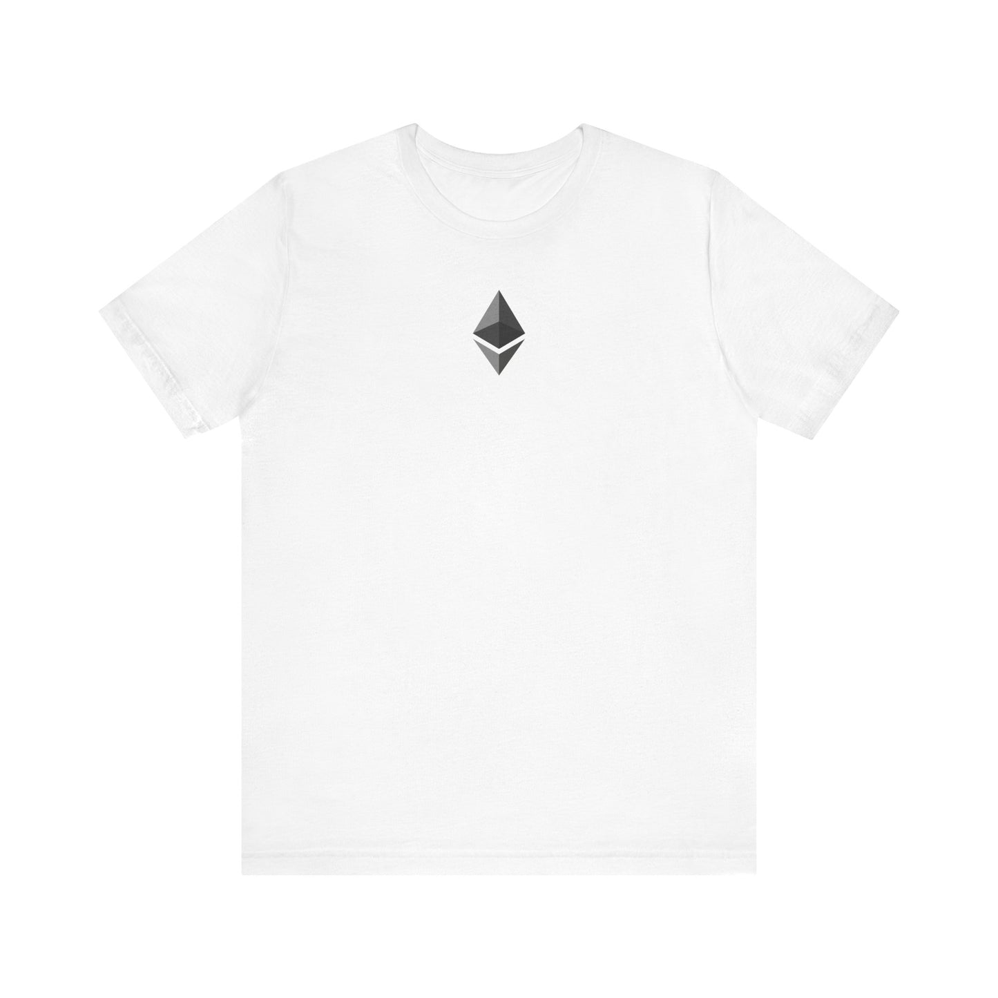 Ethereum T-Shirt, Crypto Tee Shirt, Blockchain Short Sleeve Top, Programmer Gift, Cryptocurrency Clothing, Gift for Tech Enthusiast