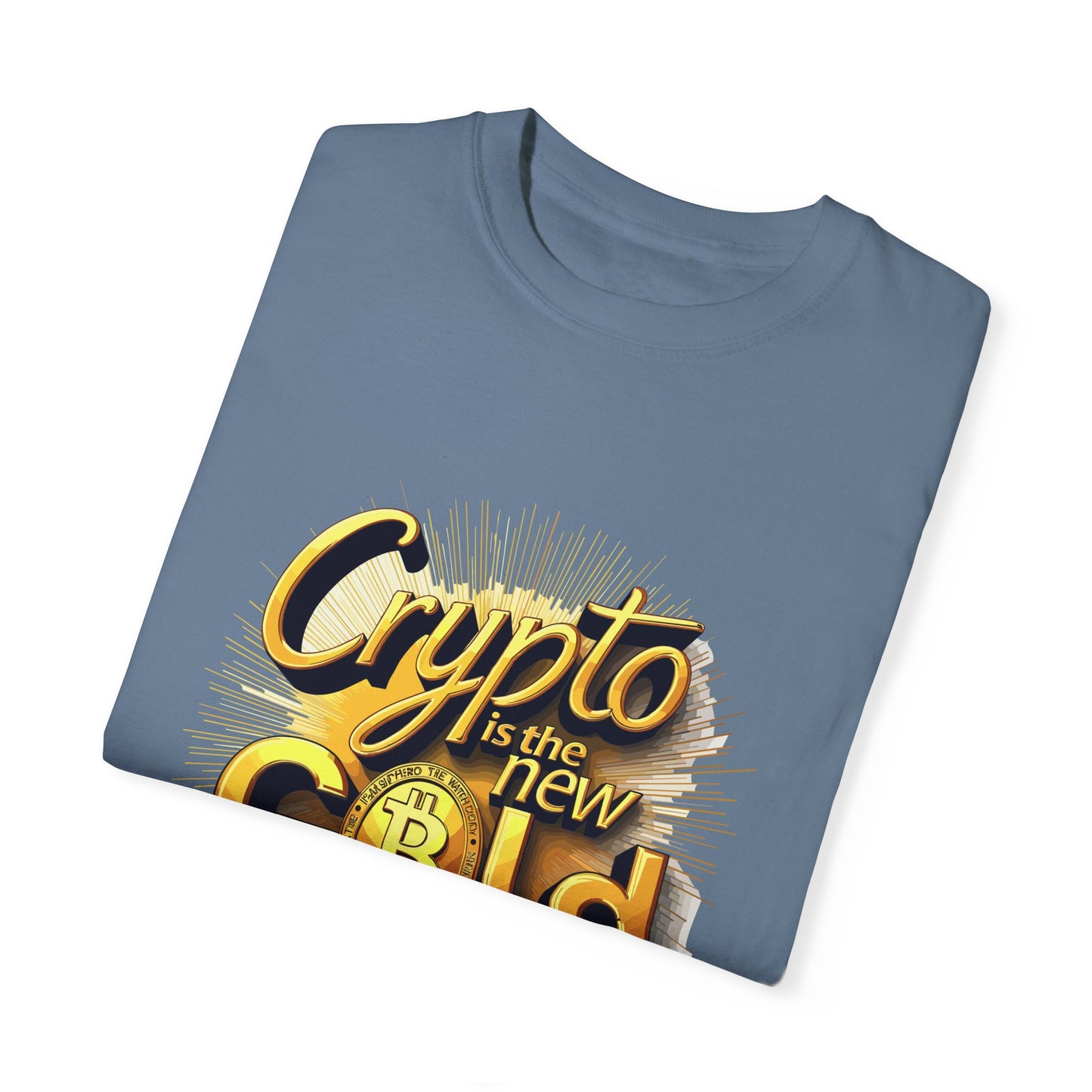 Bitcoin Crypto Gold Unisex T-shirt