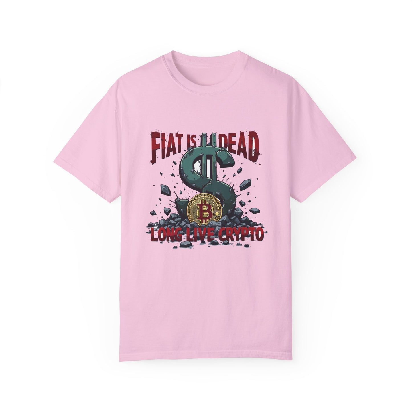 Crypto Enthusiast T-shirt - Fiat is Dead Long Live Crypto