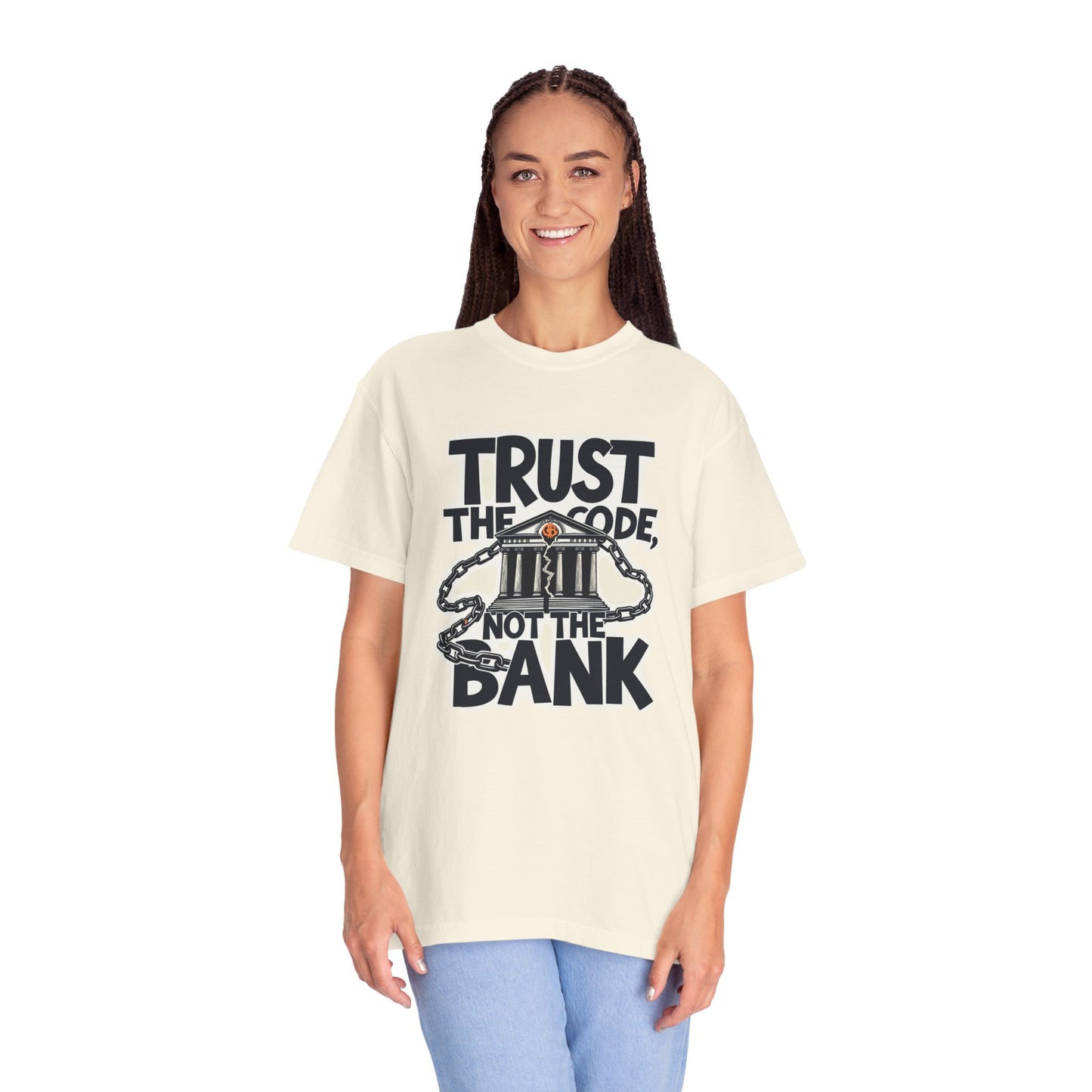 T-Shirt Trust the Code Not the Bank