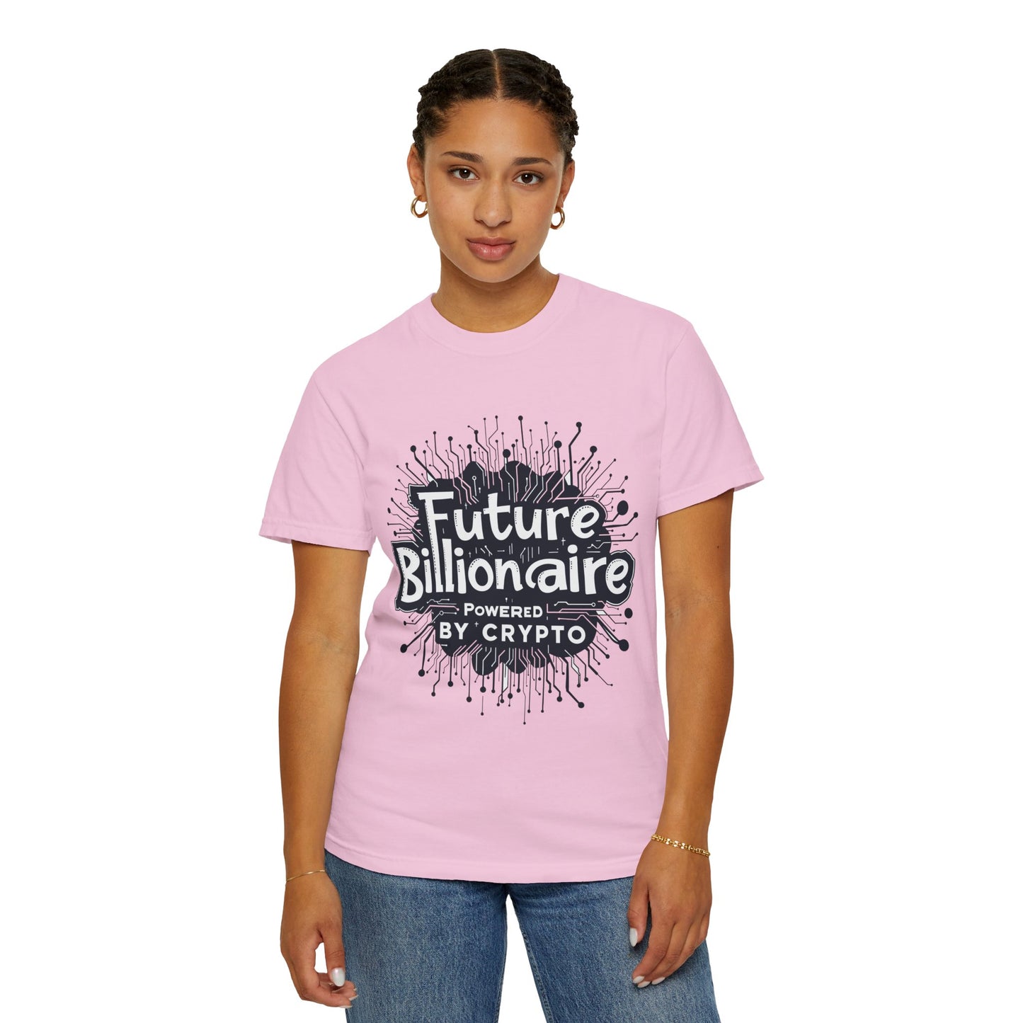 Future Billionaire By Crypto Unisex Garment-Dyed