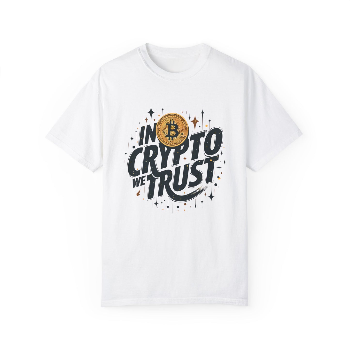 Bitcoin in crypto trust Unisex T-Shirt, Cryptocurrency Tee, Bitcoin Logo Shirt, Gift for Crypto Enthusiasts, Crypto Trader Apparel