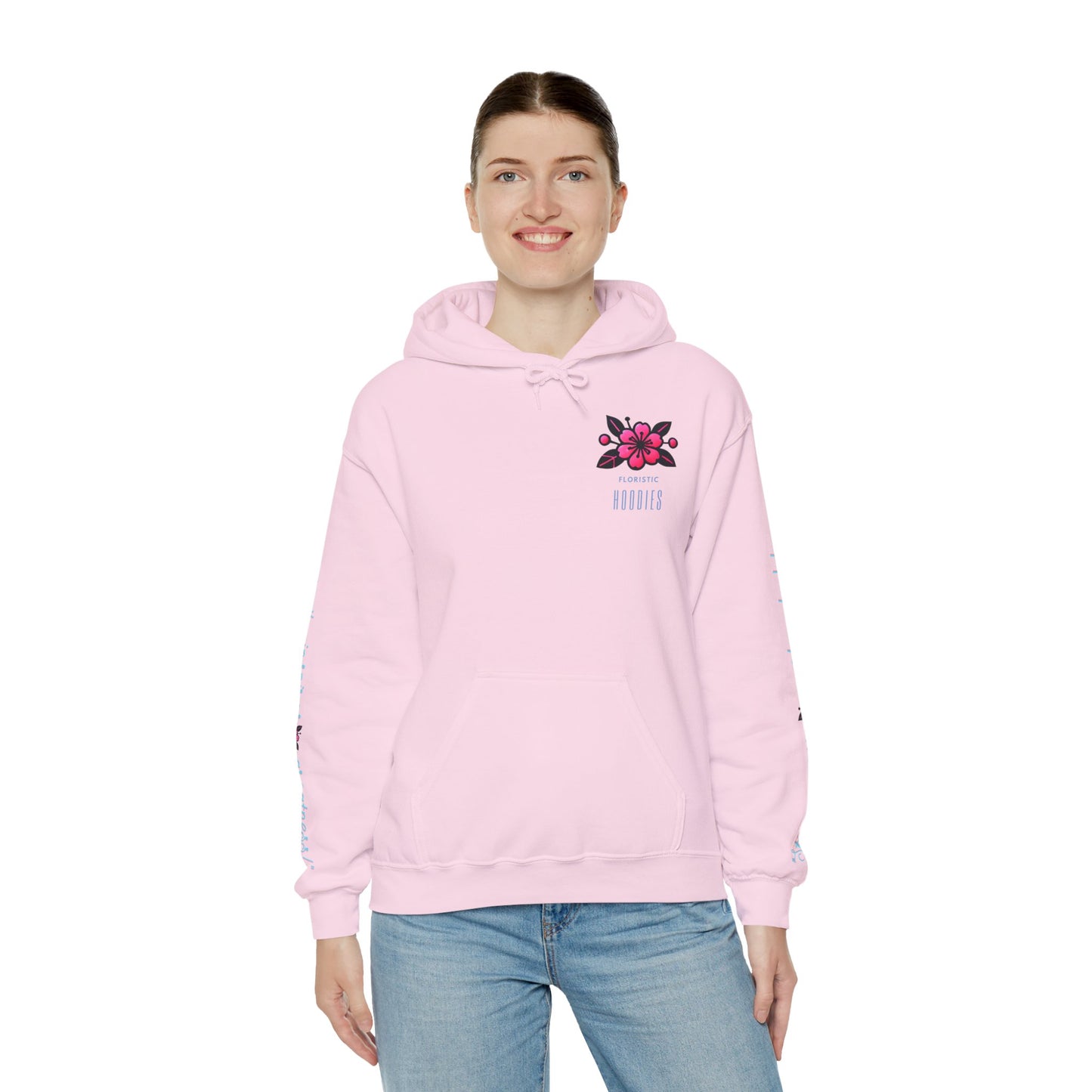 Floristic Hoodies - Stay Cozy and Bold Unisex Hooded Sweatshirt