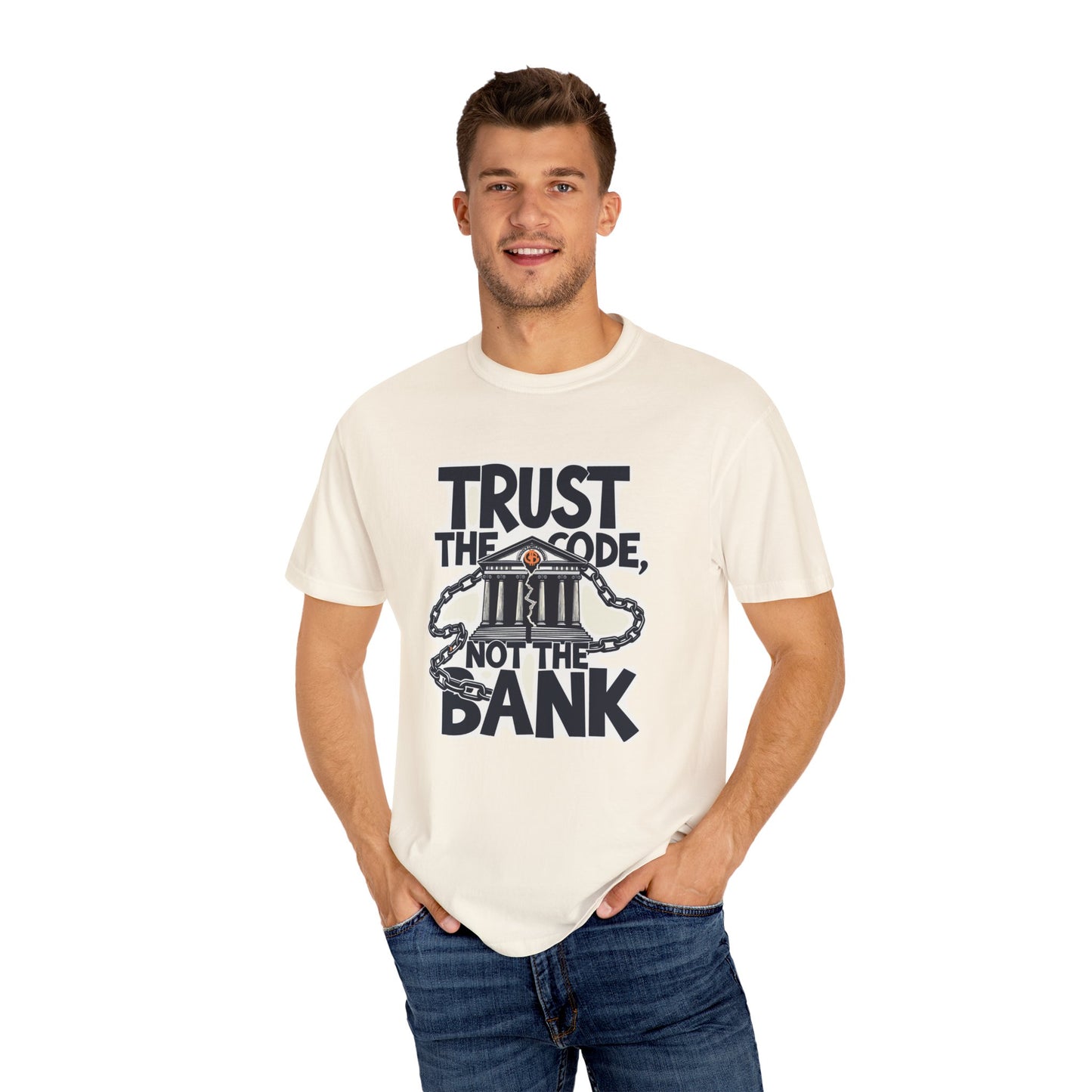 T-Shirt Trust the Code Not the Bank