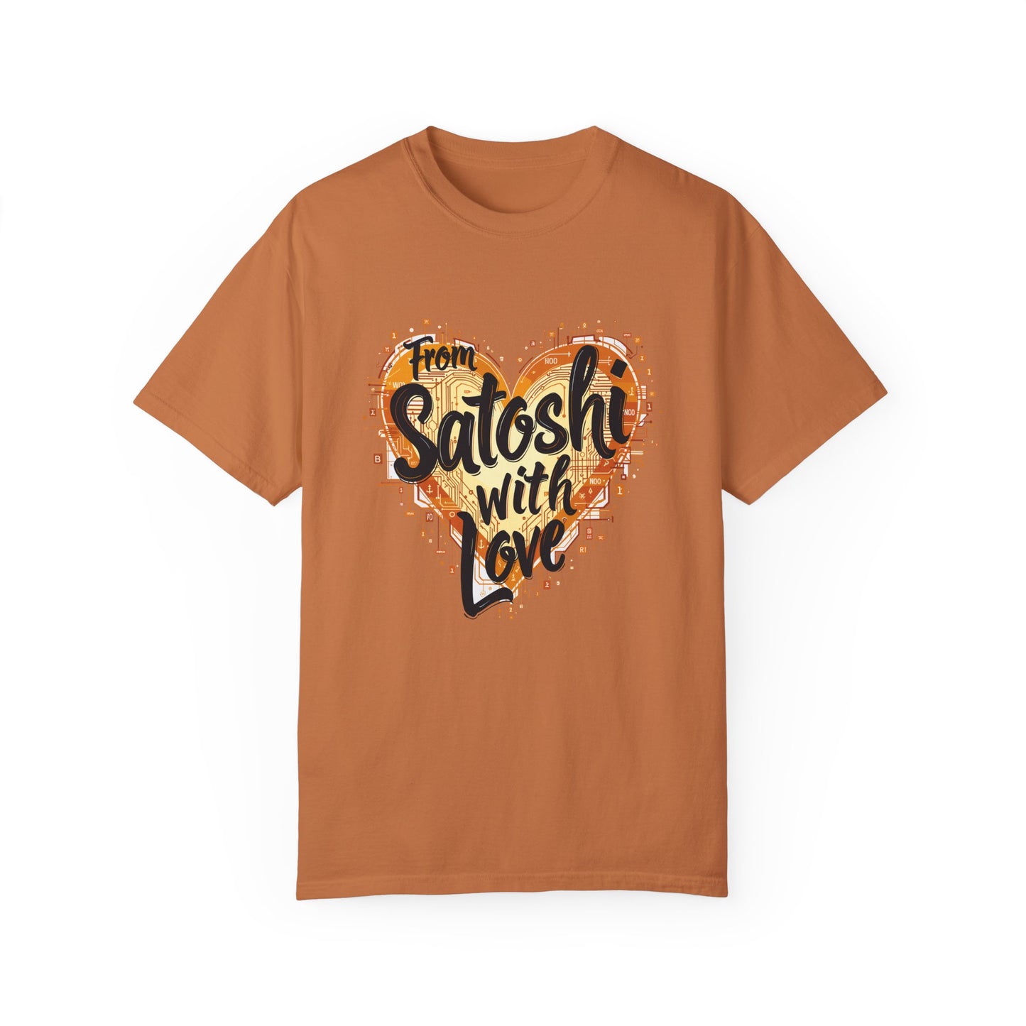 Bitcoin Satoshi Love Unisex Shirt, Cryptocurrency Tee, Crypto HODL T-shirt, Blockchain Gift, Digital Currency Apparel