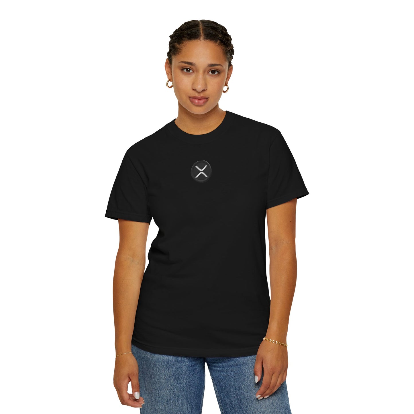 XRP Cryptocurrency Unisex Garment-Dyed T-shirt, Ripple Logo Tee, Crypto Investor Gift, Digital Currency Shirt, Ripple XRP Merch, Finance