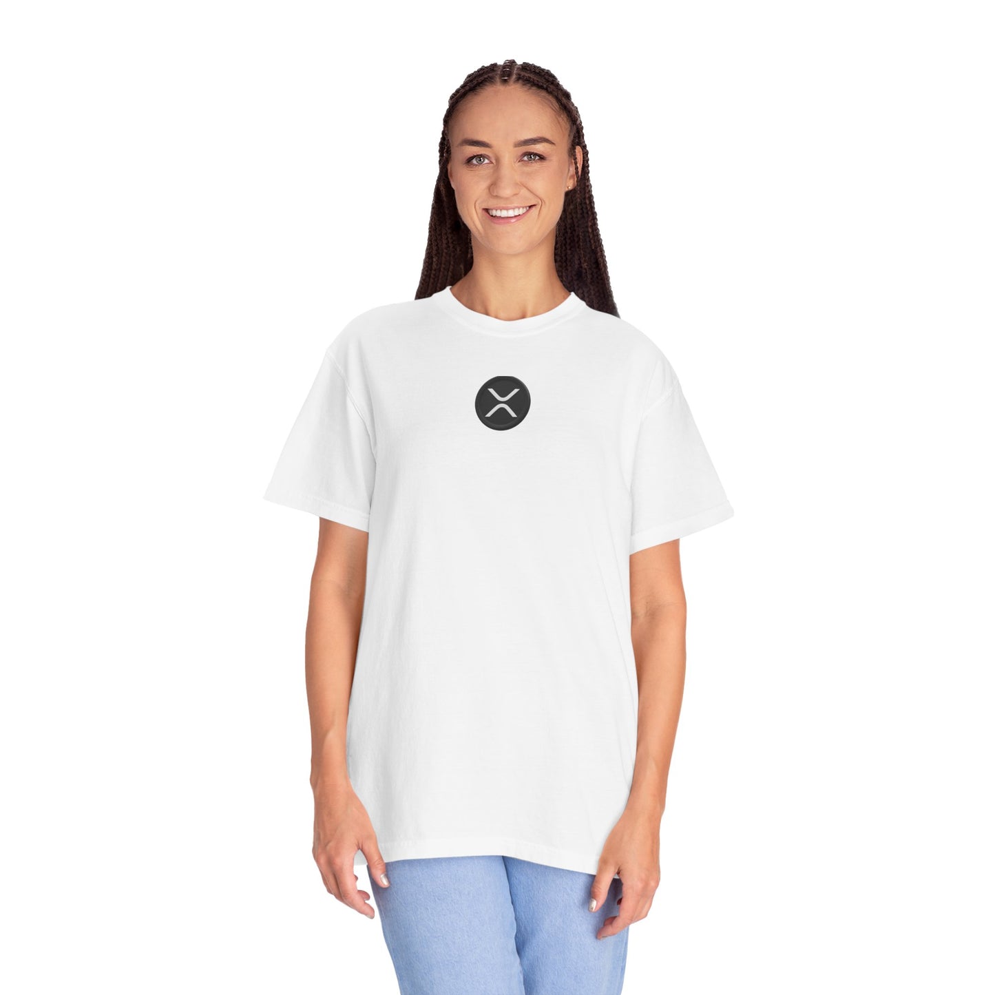 XRP Cryptocurrency Unisex Garment-Dyed T-shirt, Ripple Logo Tee, Crypto Investor Gift, Digital Currency Shirt, Ripple XRP Merch, Finance