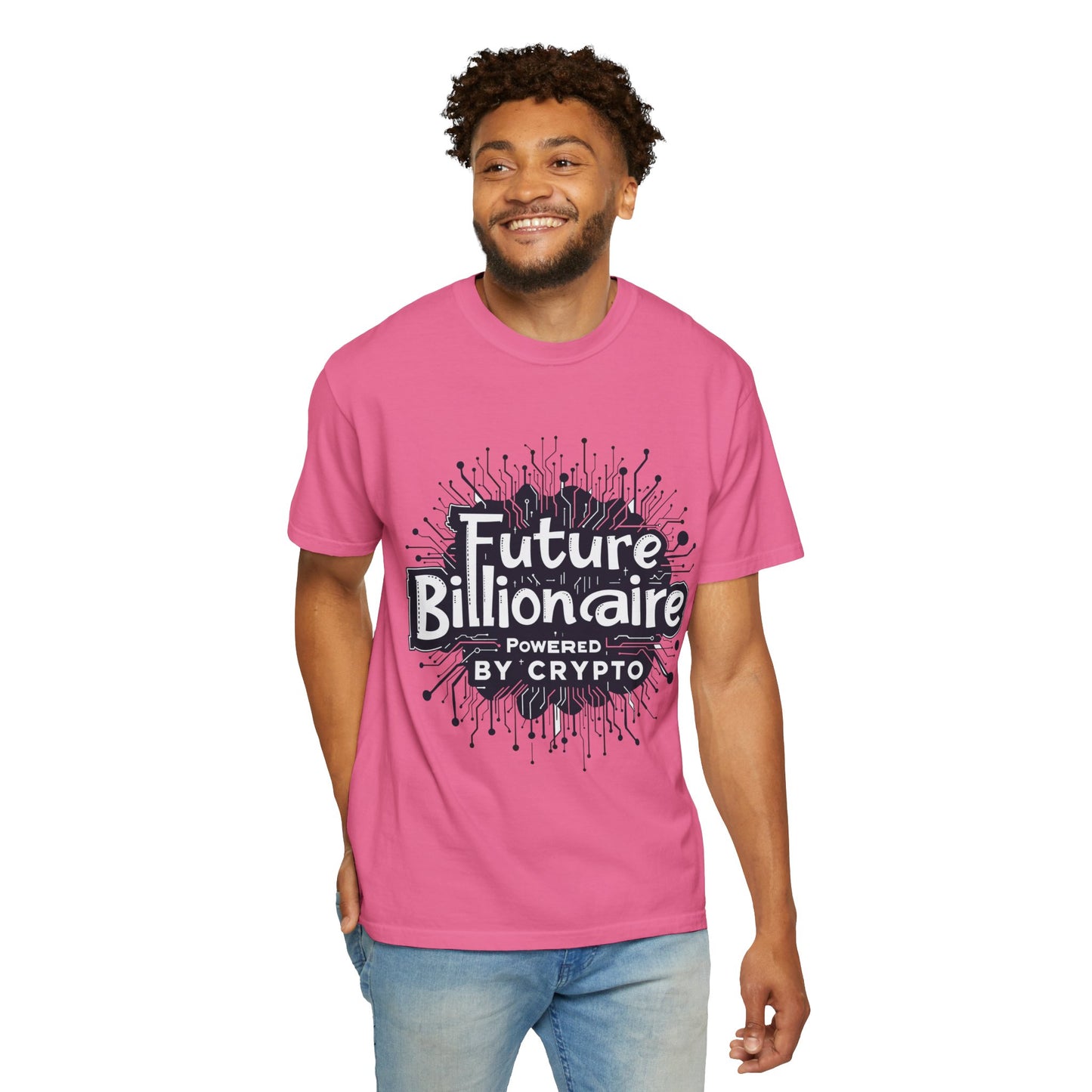 Future Billionaire By Crypto Unisex Garment-Dyed