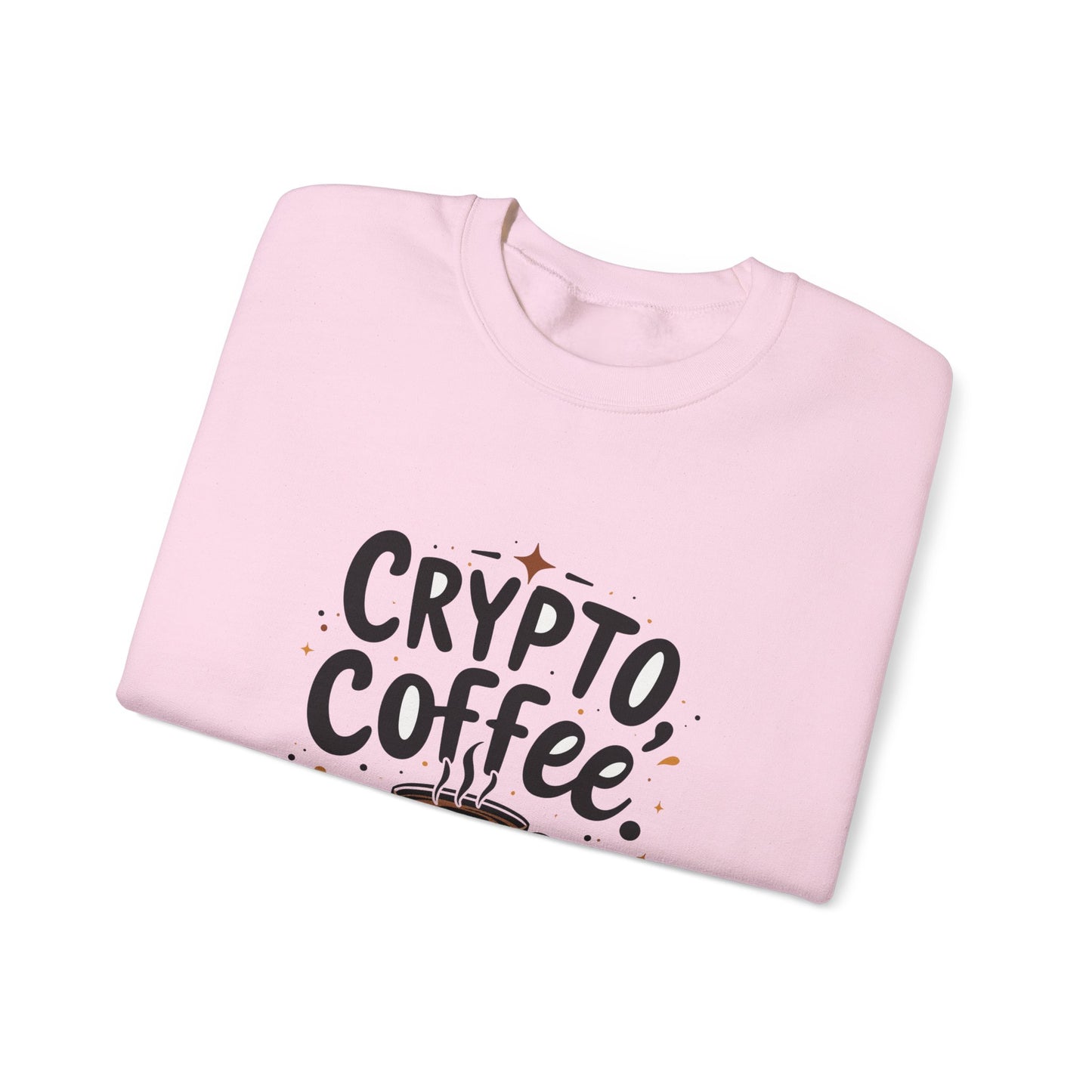 Crypto Coffee Repeat Sweatshirt - Unisex Heavy Blend™ Crewneck