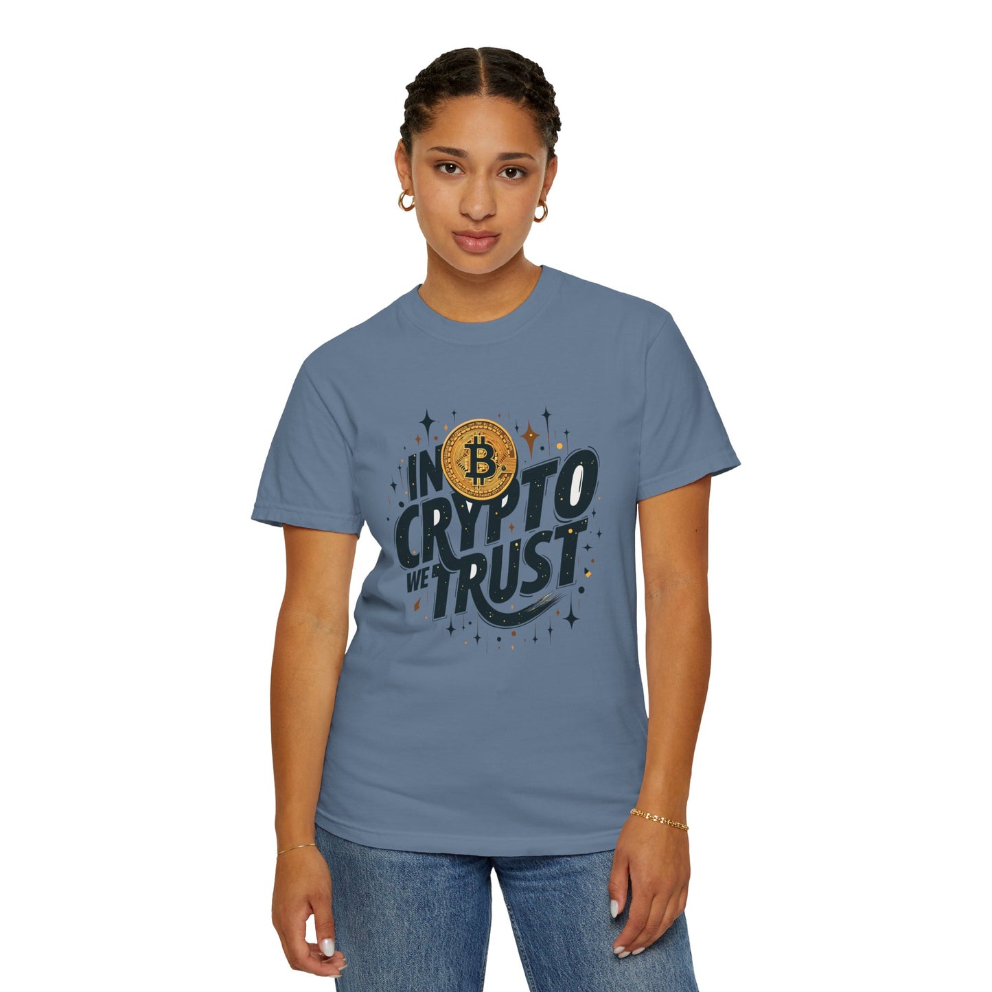 Bitcoin in crypto trust Unisex T-Shirt, Cryptocurrency Tee, Bitcoin Logo Shirt, Gift for Crypto Enthusiasts, Crypto Trader Apparel