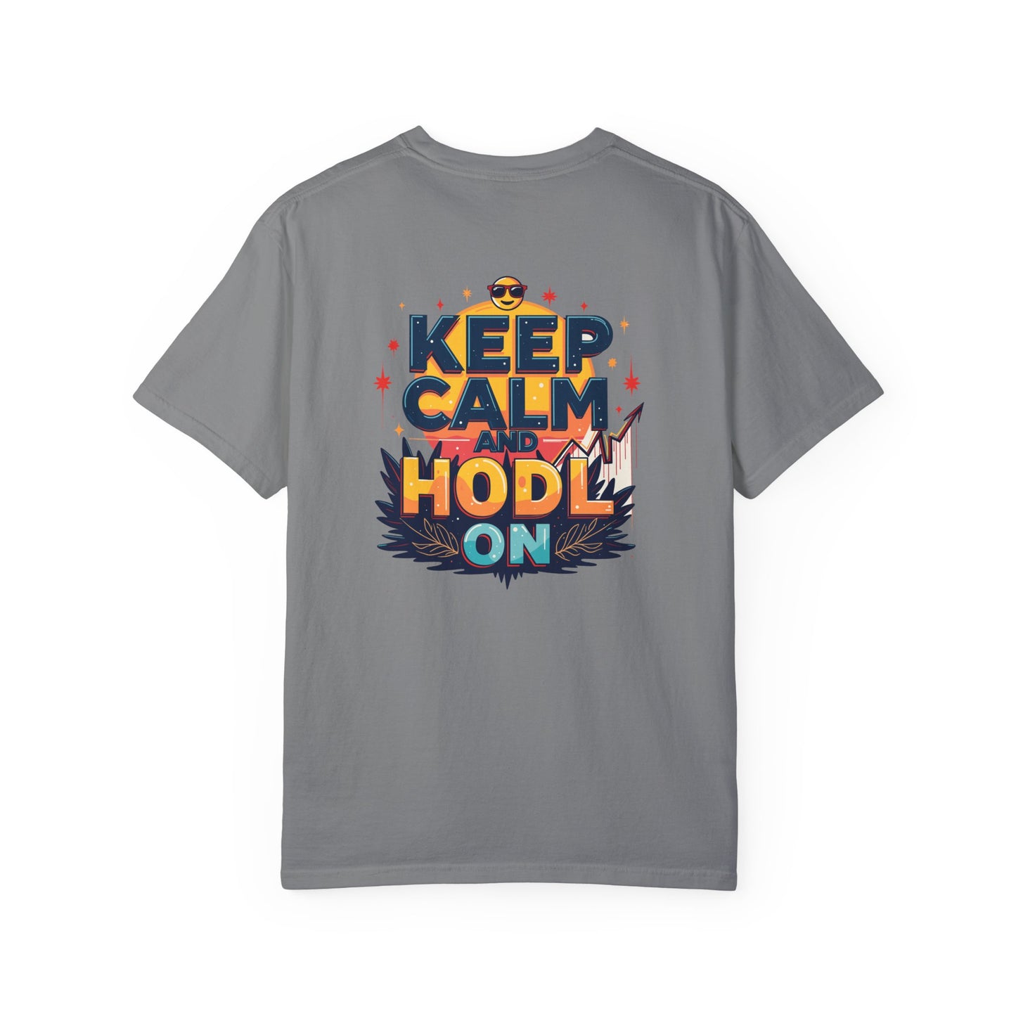 Bitcoin Keep Calm and Hold Unisex T-shirt, Cryptocurrency Tee, HODL Shirt, Funny BTC Gift, Crypto Merch