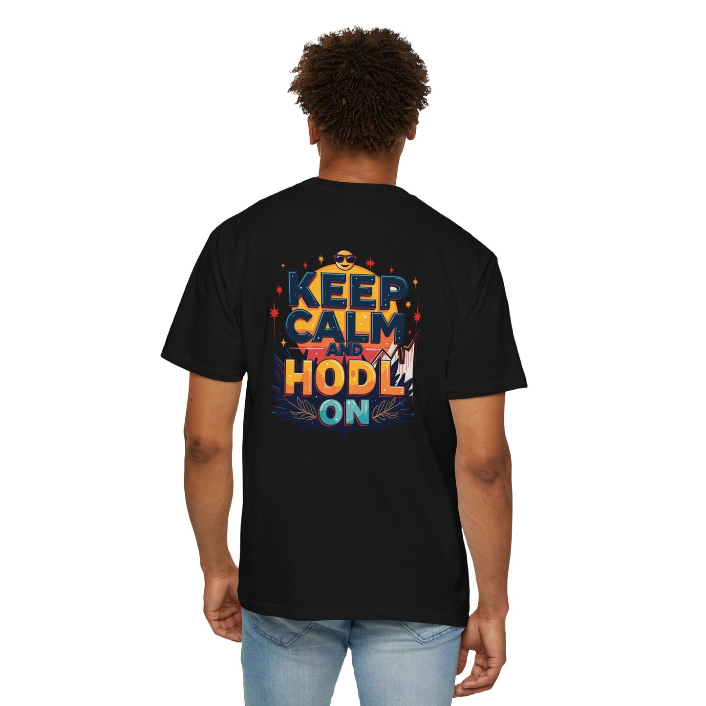 Bitcoin Keep Calm and Hold Unisex T-shirt, Cryptocurrency Tee, HODL Shirt, Funny BTC Gift, Crypto Merch