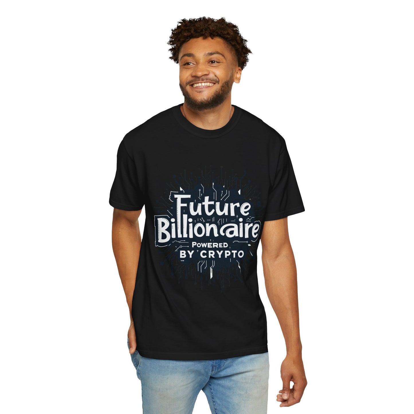 Future Billionaire By Crypto Unisex Garment-Dyed