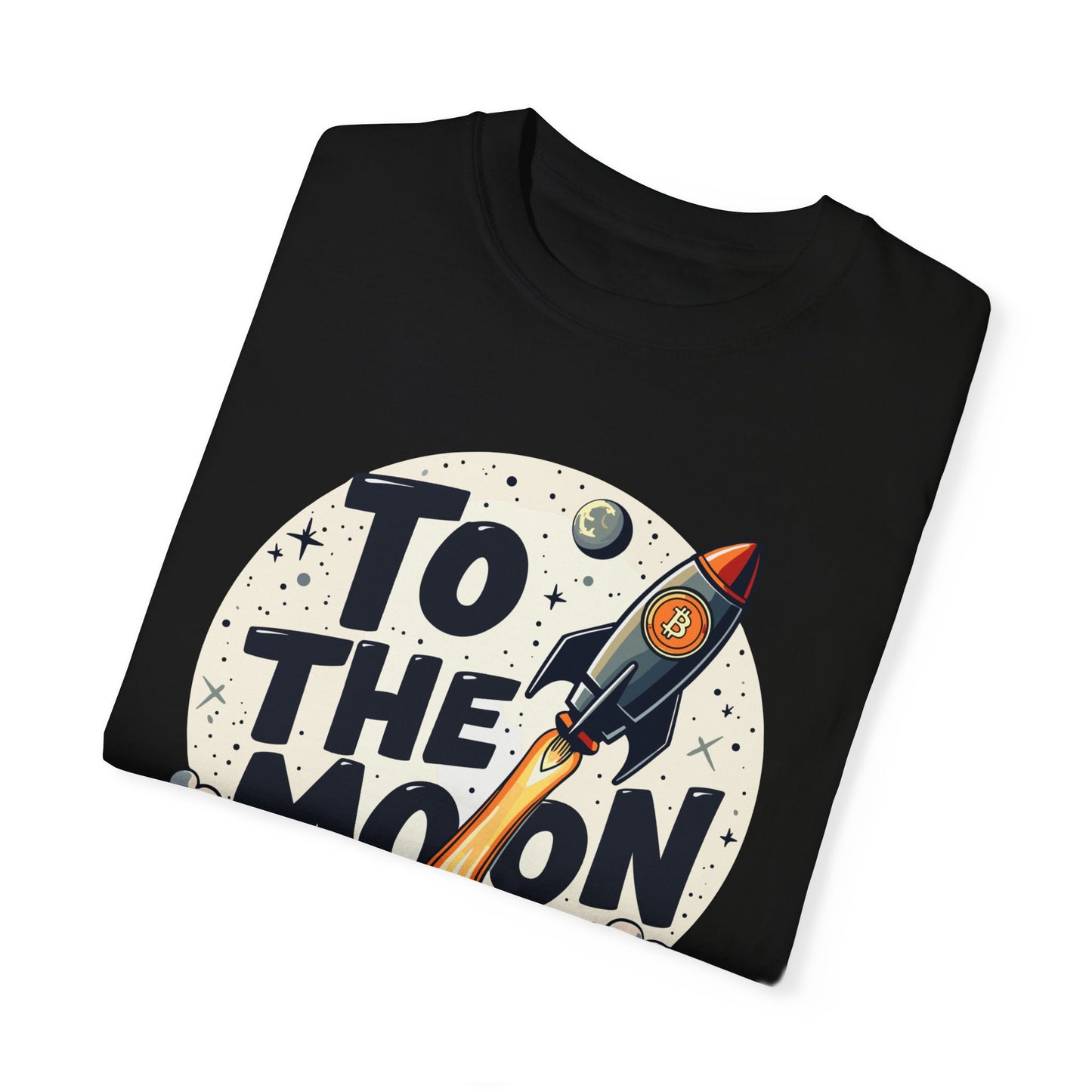 Bitcoin To Moon Unisex T-shirt, Cryptocurrency Tee, HODL Shirt, BTC Gift, Crypto Merch, Finance Clothing