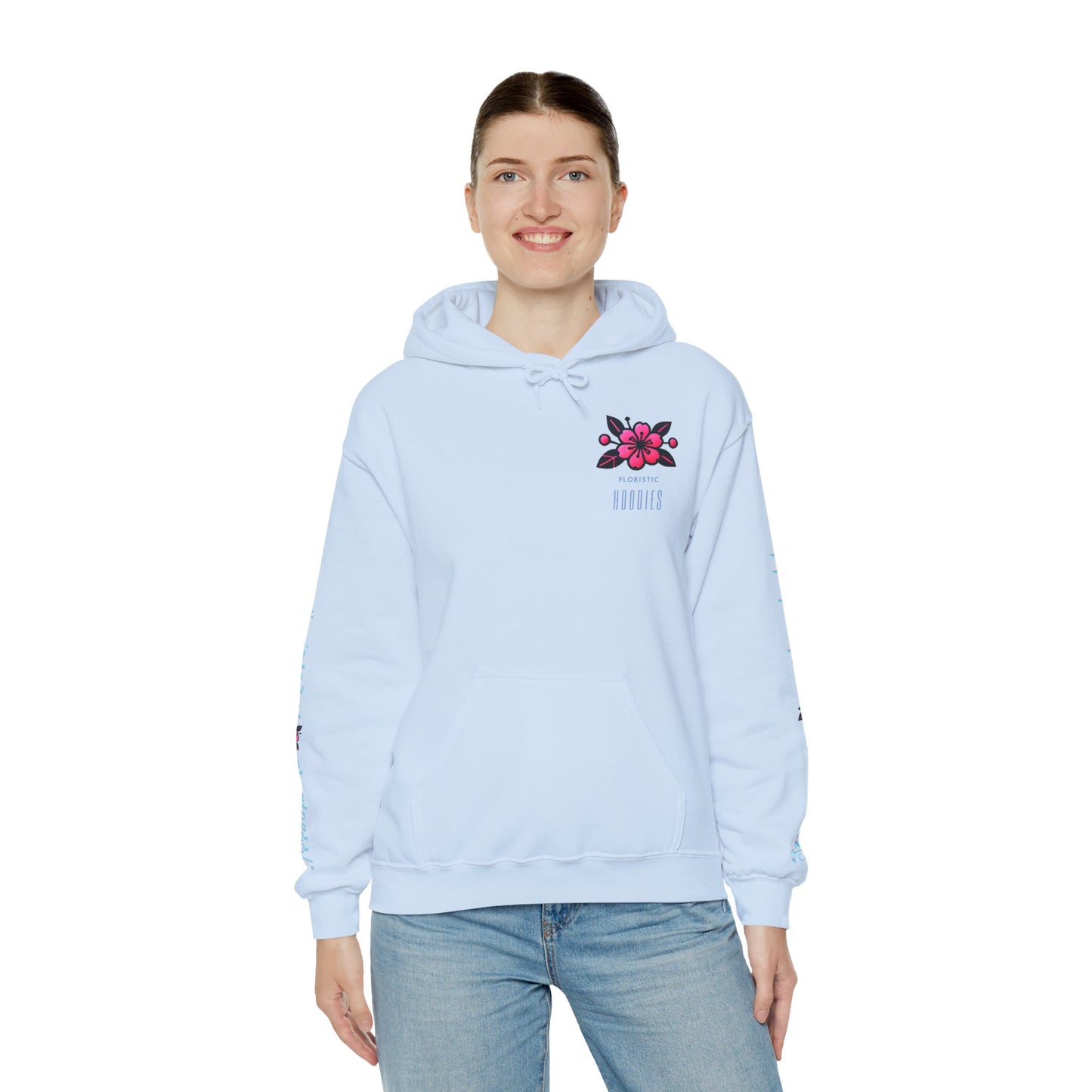 Floristic Hoodies - Stay Cozy and Bold Unisex Hooded Sweatshirt