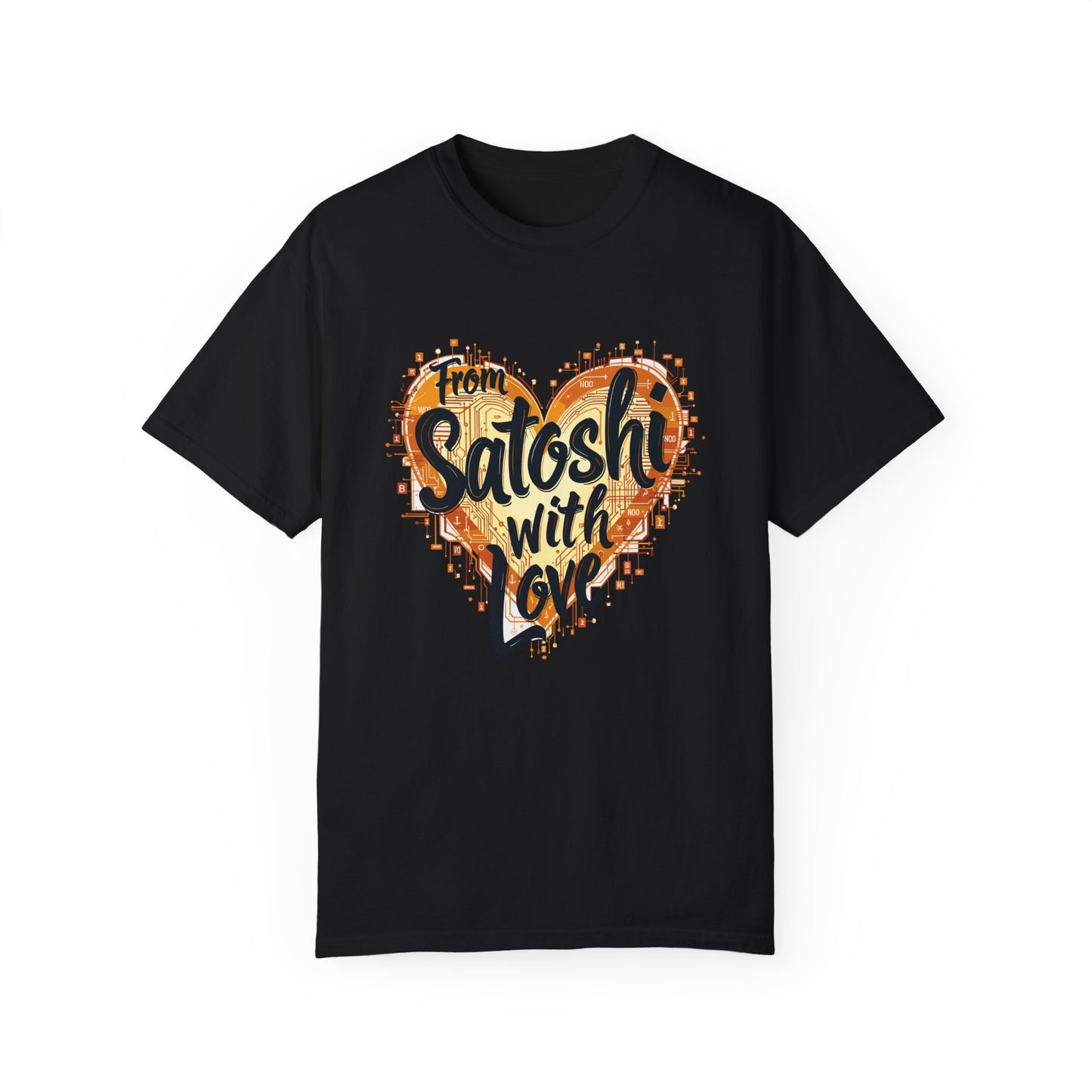 Bitcoin Satoshi Love Unisex Shirt, Cryptocurrency Tee, Crypto HODL T-shirt, Blockchain Gift, Digital Currency Apparel