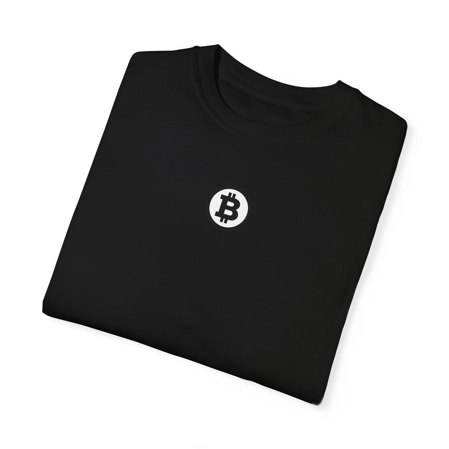 Bitcoin Unisex Garment-Dyed T-shirt, Cryptocurrency Tee, Gift for Bitcoin Enthusiasts, BTC Shirt, Finance Clothing, Digital Currency Top