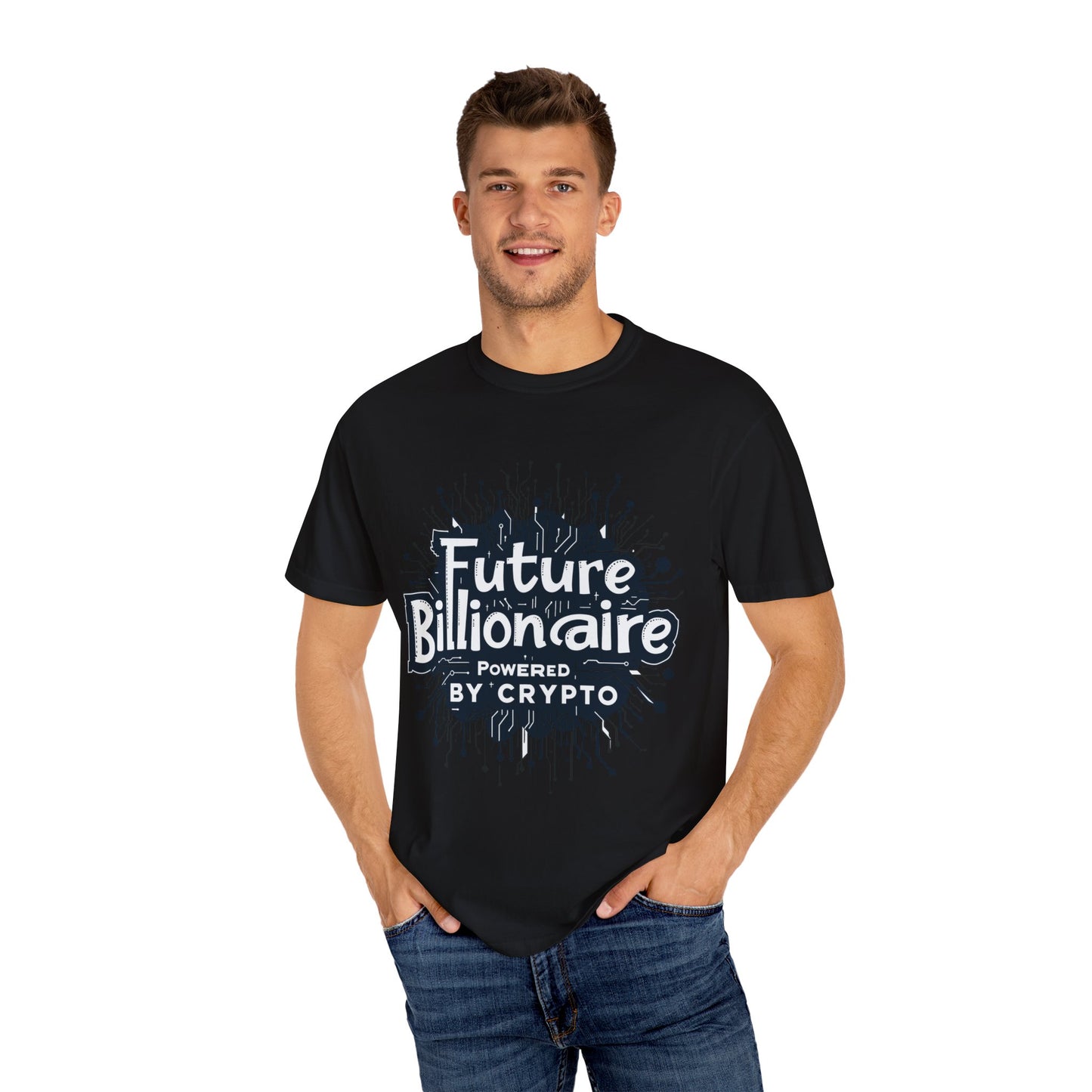 Future Billionaire By Crypto Unisex Garment-Dyed