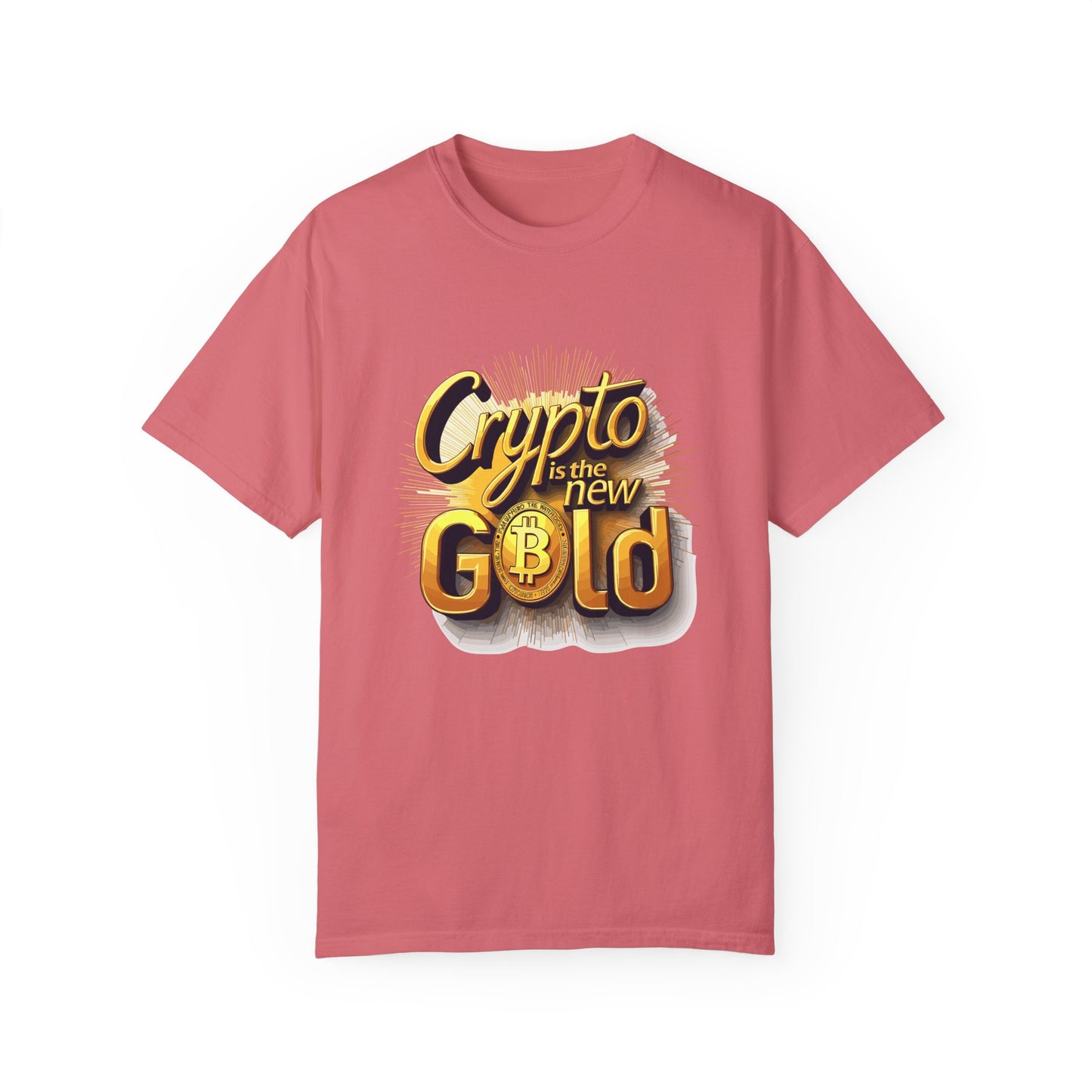 Bitcoin Crypto Gold Unisex T-shirt