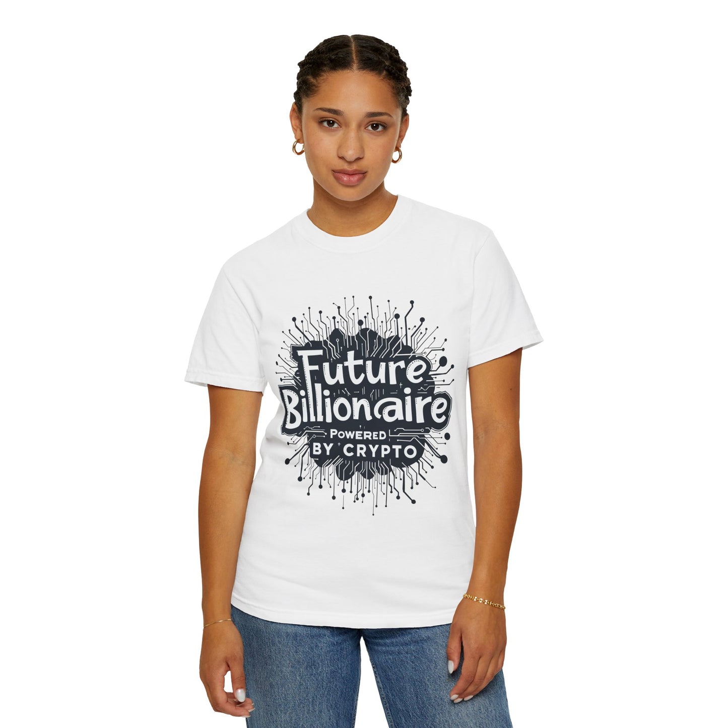 Future Billionaire By Crypto Unisex Garment-Dyed