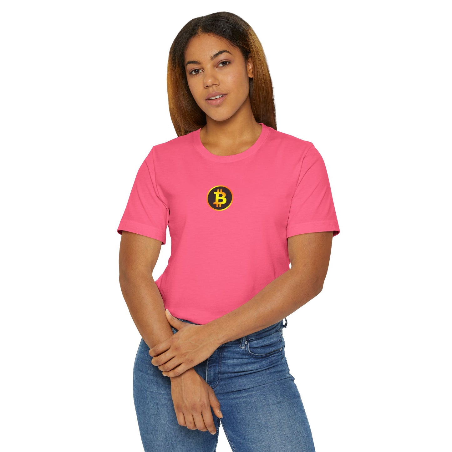 Bitcoin Fun Sky Rocket T-Shirt - Crypto Currency Tee, Unisex Jersey Shirt, Cryptocurrency Gift, BTC Lover Top, Digital Money Clothing