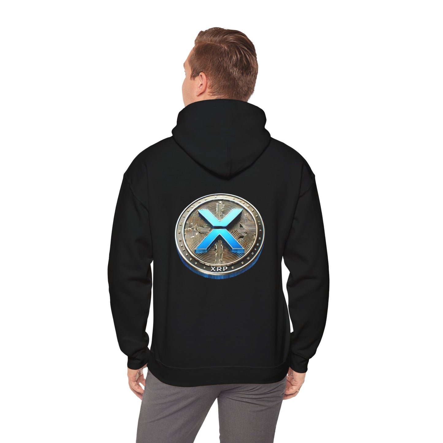 Unisex Heavy Blend™ XRP Hoodie - Cryptocurrency Inspired Sweatshirt for Blockchain Enthusiasts