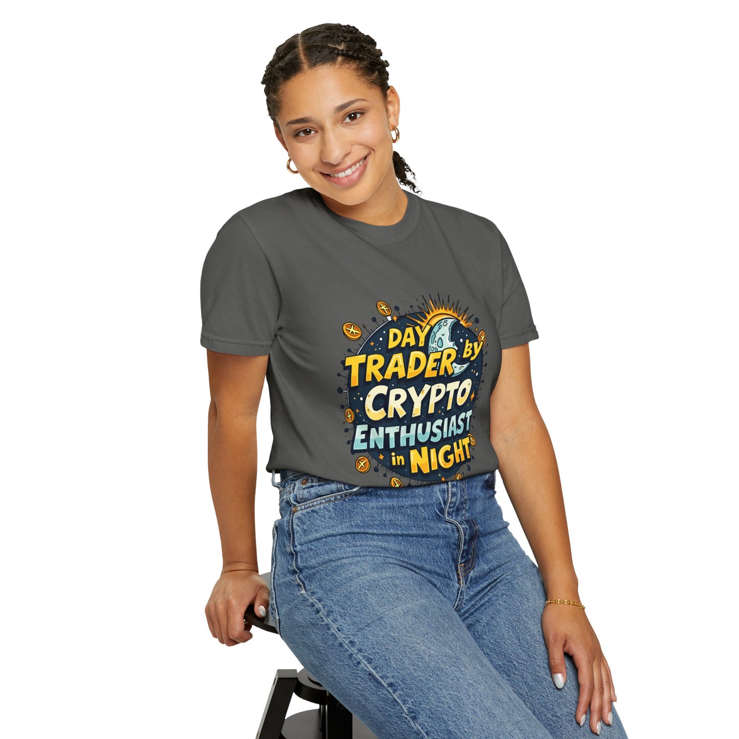 Crypto Enthusiast Unisex T-shirt - Day Trader Design