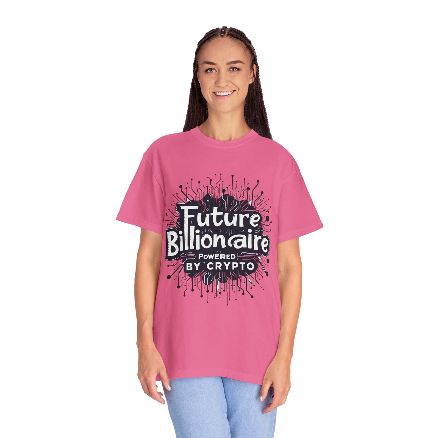 Future Billionaire By Crypto Unisex Garment-Dyed