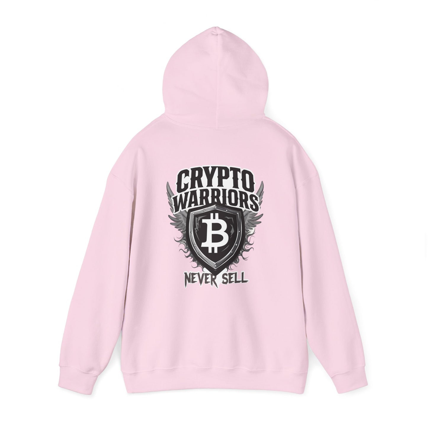 Crypto Warriors Unisex Heavy Blend™ Hoodie - Never Sell Design