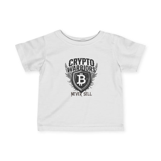Crypto Warriors Baby Tee - Never Sell Infant T-Shirt