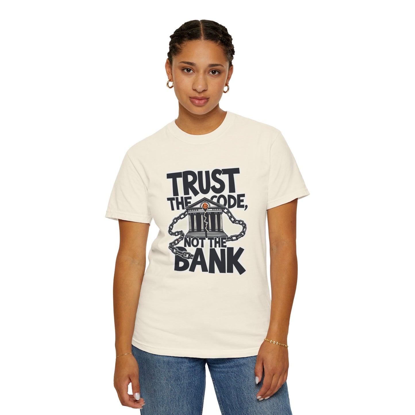 T-Shirt Trust the Code Not the Bank