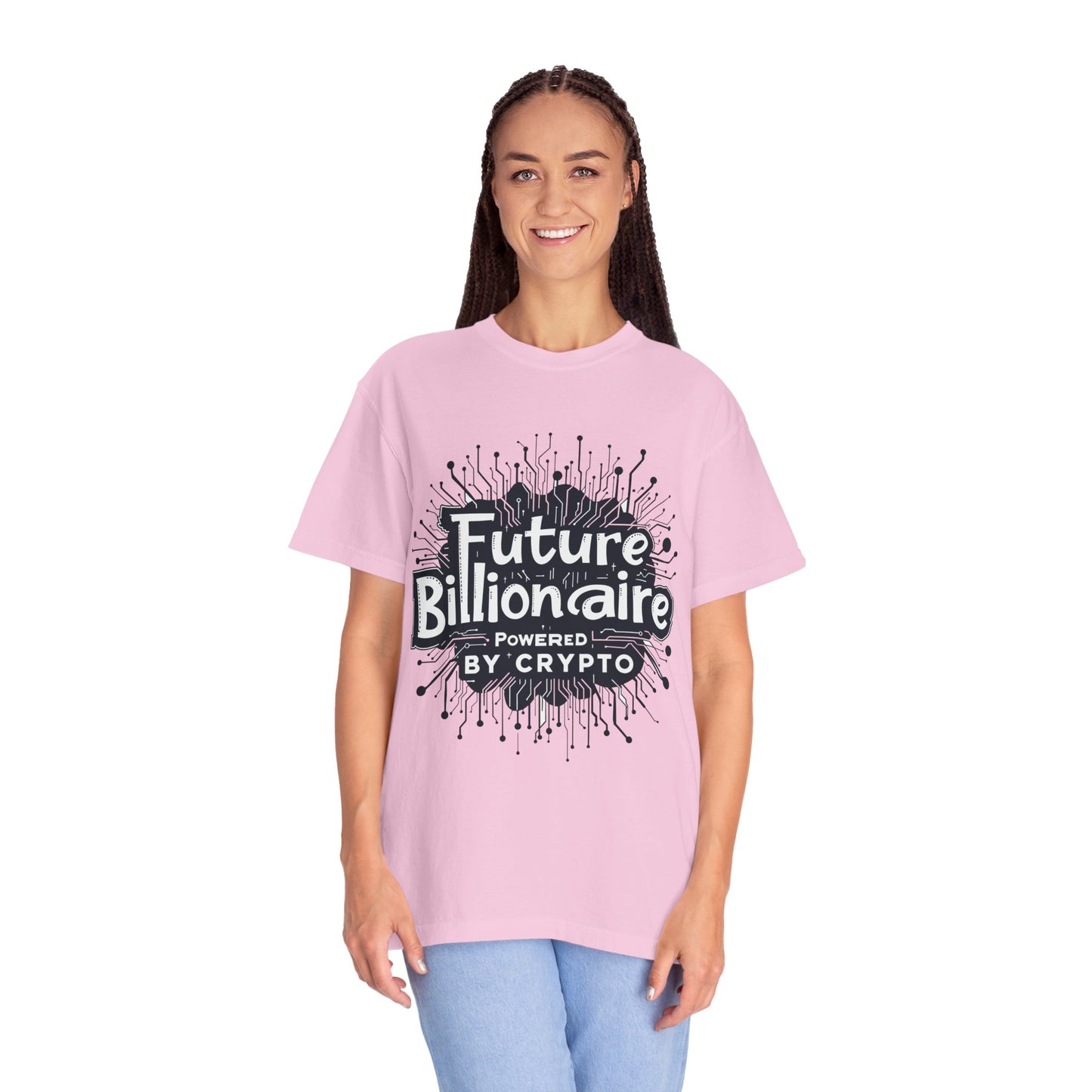 Future Billionaire By Crypto Unisex Garment-Dyed