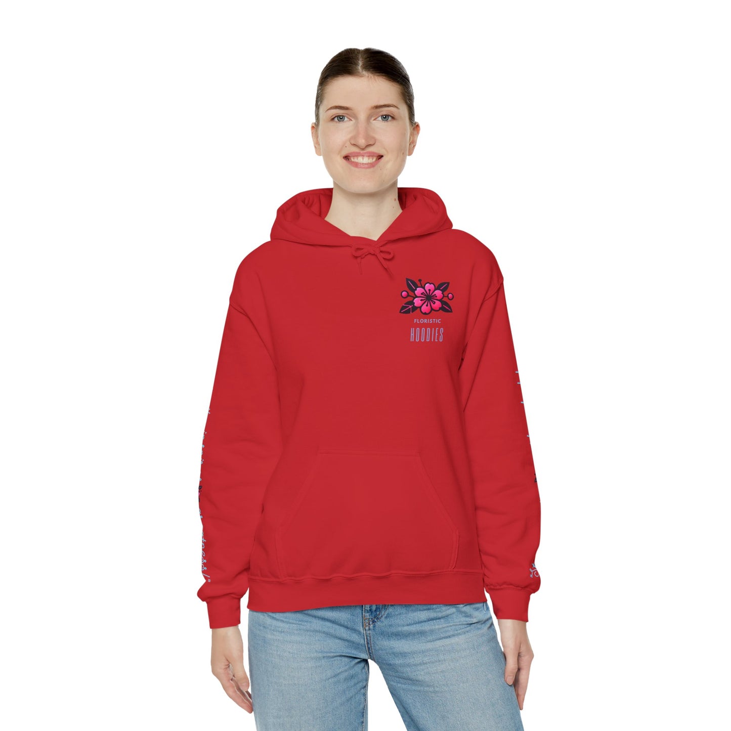 Floristic Hoodies - Stay Cozy and Bold Unisex Hooded Sweatshirt