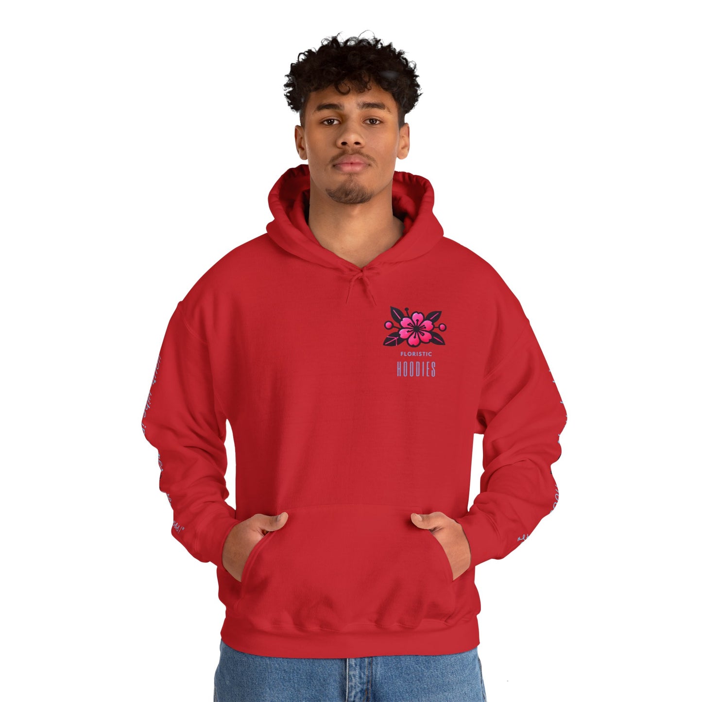 Floristic Hoodies - Stay Cozy and Bold Unisex Hooded Sweatshirt