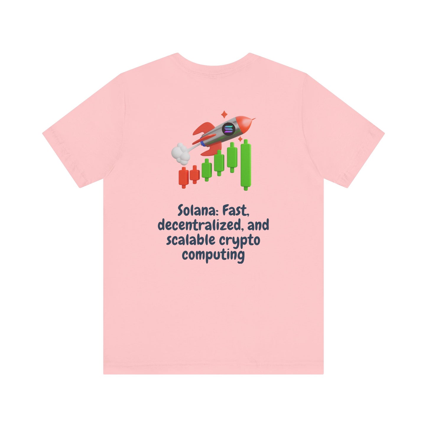 Solana Blockchain Tee, Unisex Jersey Short Sleeve Shirt, Crypto Gift, Decentralized Computing Top