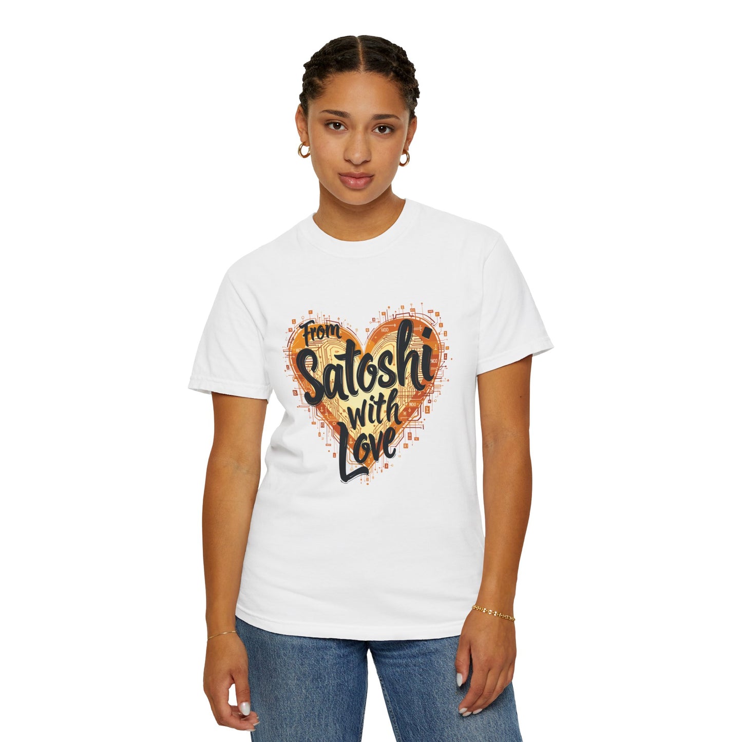 Bitcoin Satoshi Love Unisex Shirt, Cryptocurrency Tee, Crypto HODL T-shirt, Blockchain Gift, Digital Currency Apparel