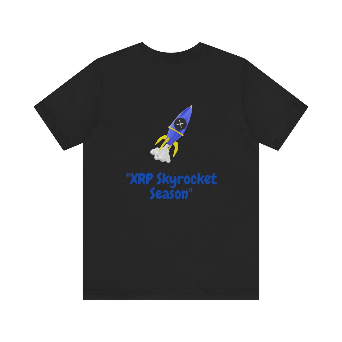 XRP Sky Rocket Unisex Tee, Crypto Currency Shirt, Beginning of New World Top, Finance Market T-Shirt, Digital Money Gift, Trading Gift Shirt