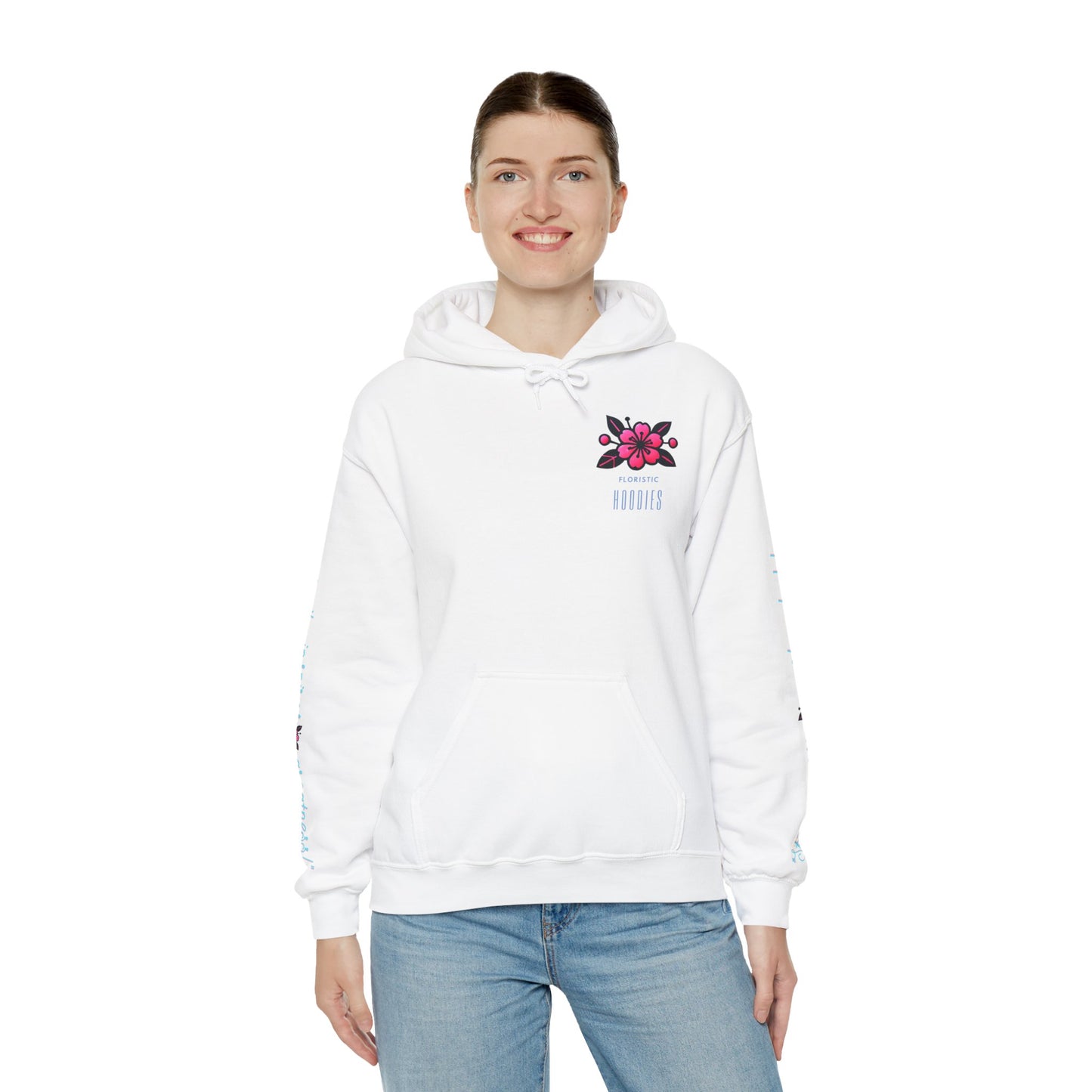 Floristic Hoodies - Stay Cozy and Bold Unisex Hooded Sweatshirt