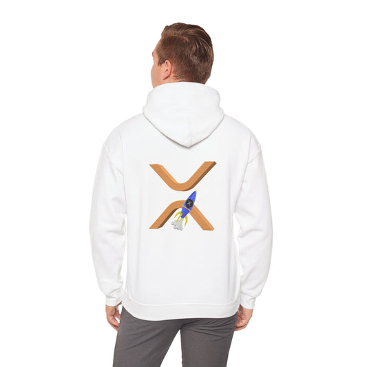 Rocket Launch Unisex Heavy Blend Hoodie - Perfect for Space Enthusiasts and Everyday Comfort