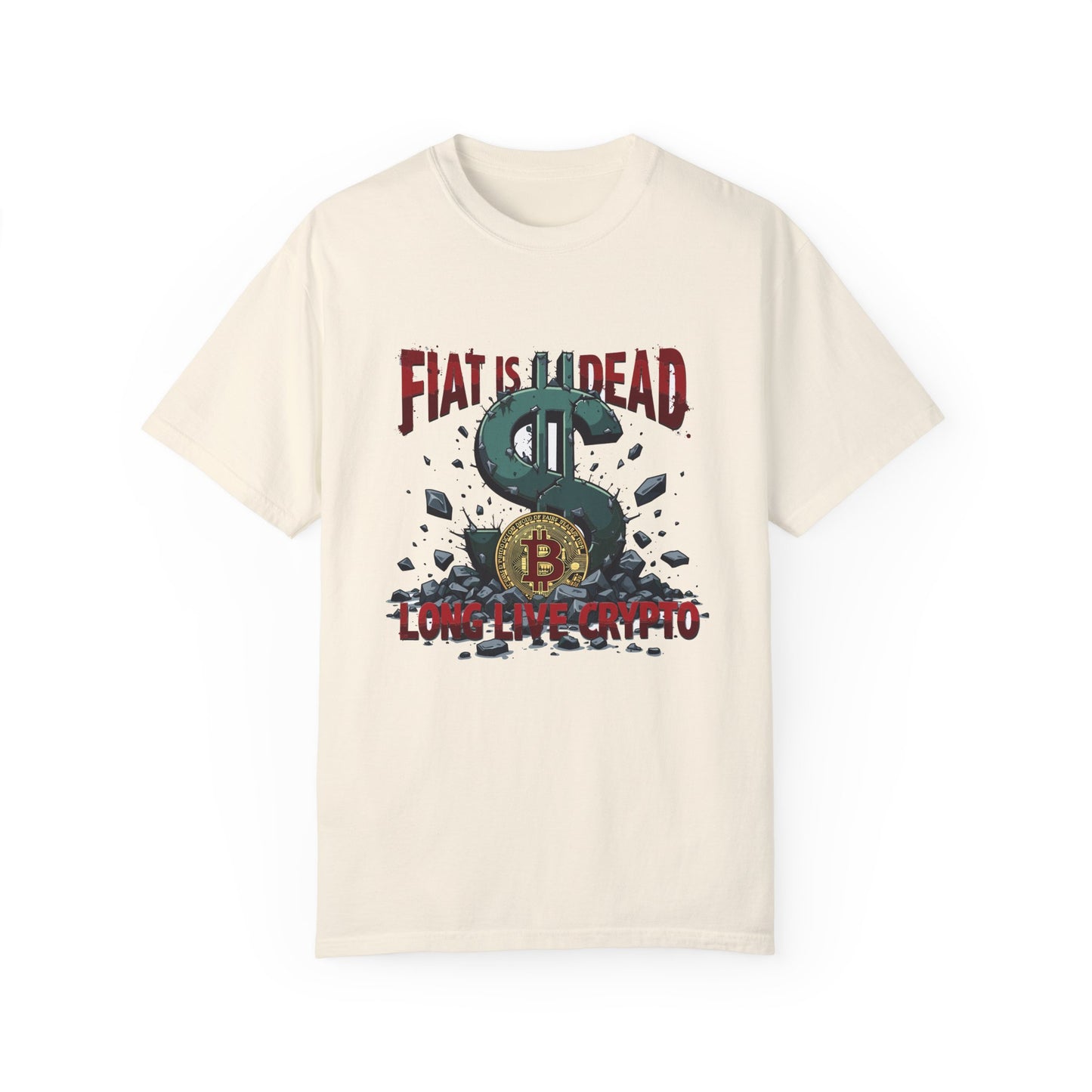 Crypto Enthusiast T-shirt - Fiat is Dead Long Live Crypto