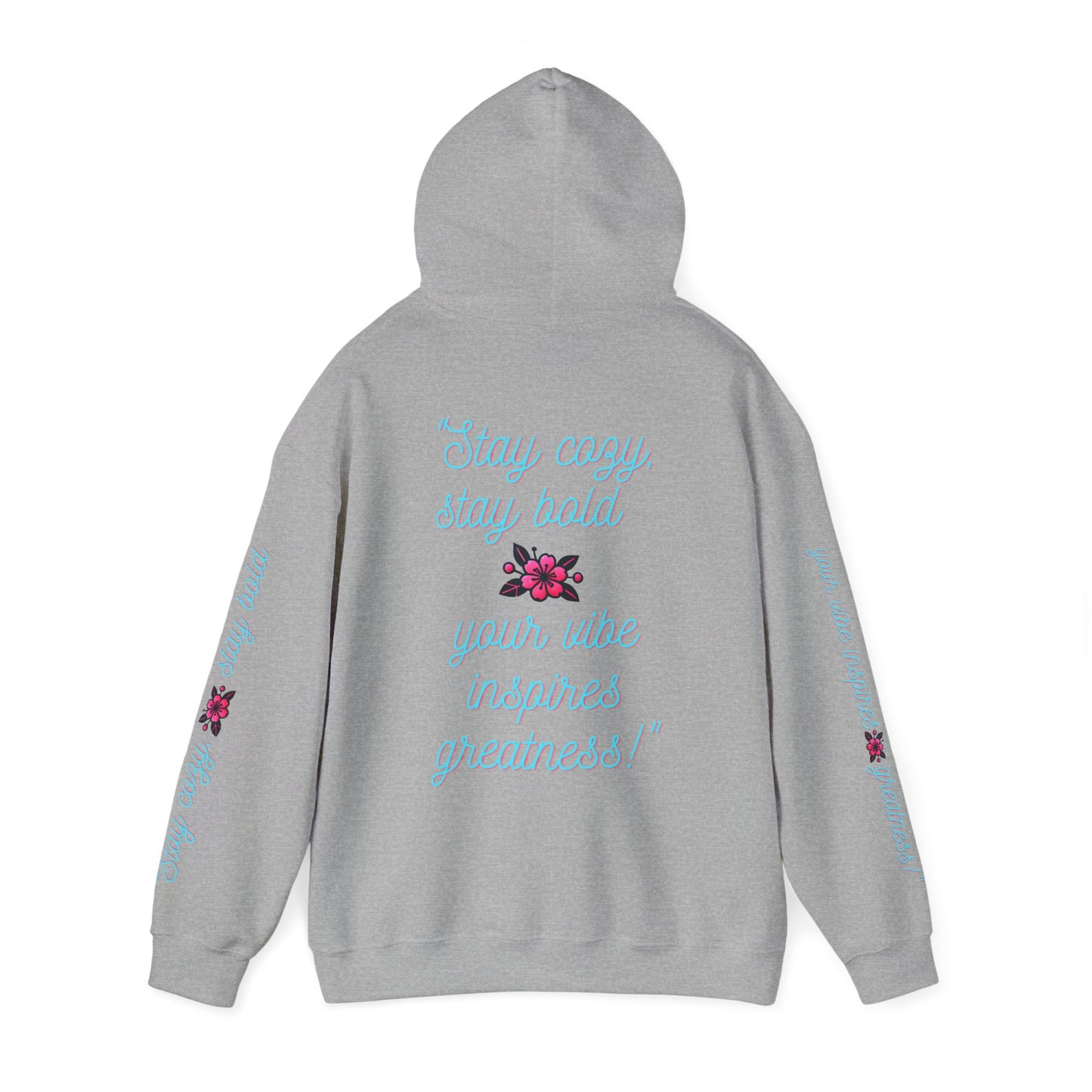 Floristic Hoodies - Stay Cozy and Bold Unisex Hooded Sweatshirt