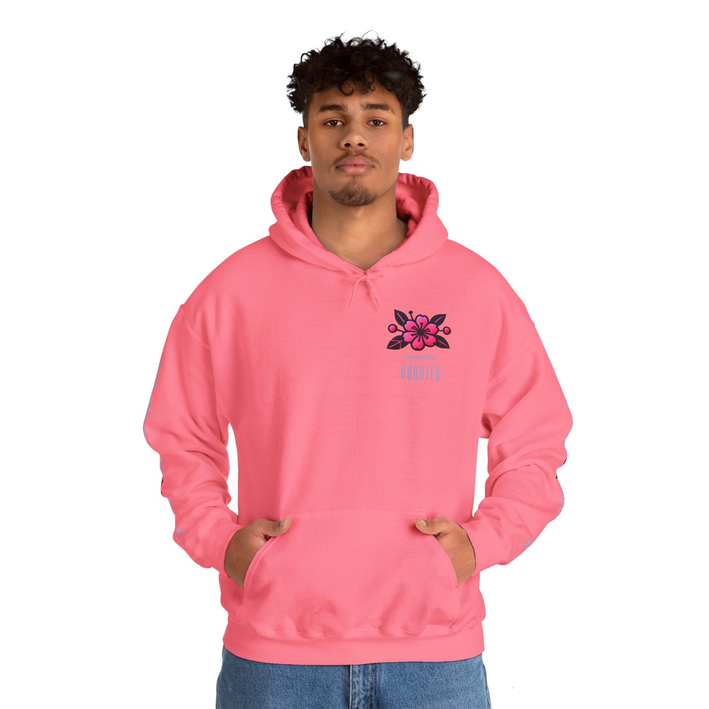 Floristic Hoodies - Stay Cozy and Bold Unisex Hooded Sweatshirt