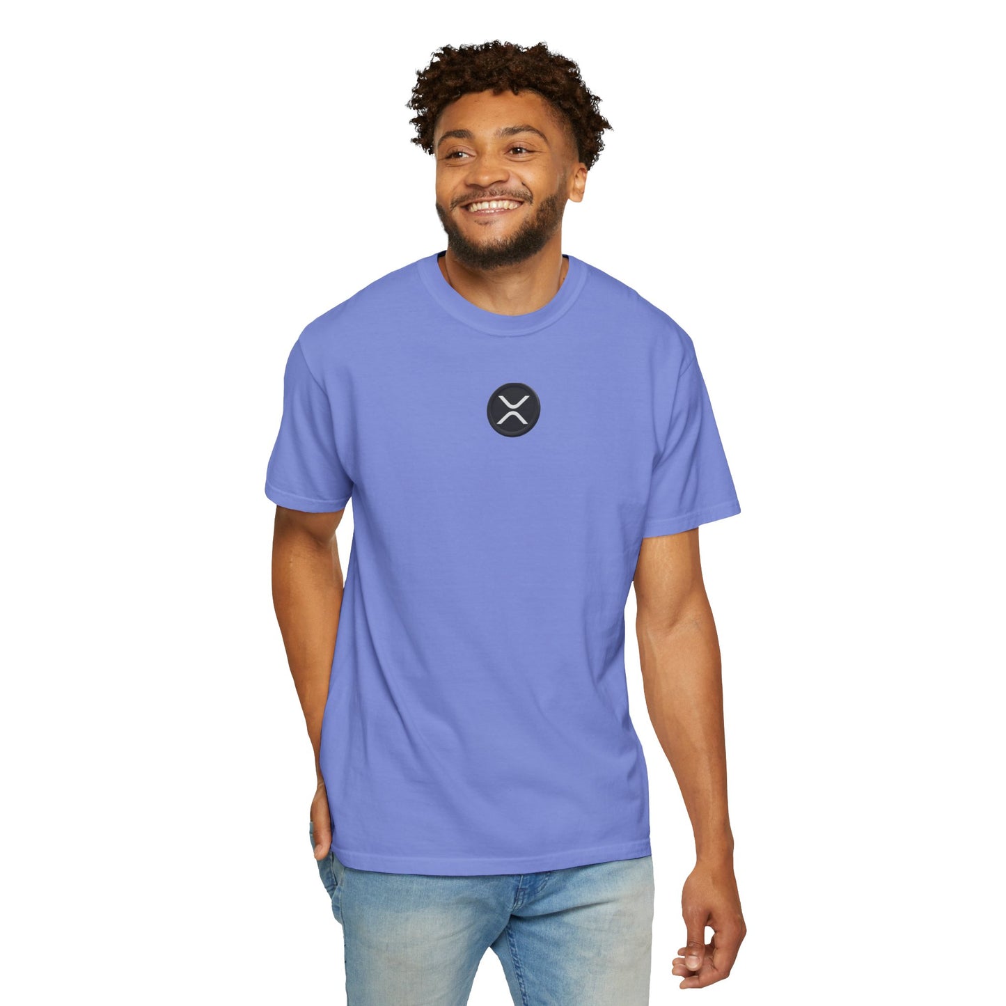 XRP Cryptocurrency Unisex Garment-Dyed T-shirt, Ripple Logo Tee, Crypto Investor Gift, Digital Currency Shirt, Ripple XRP Merch, Finance