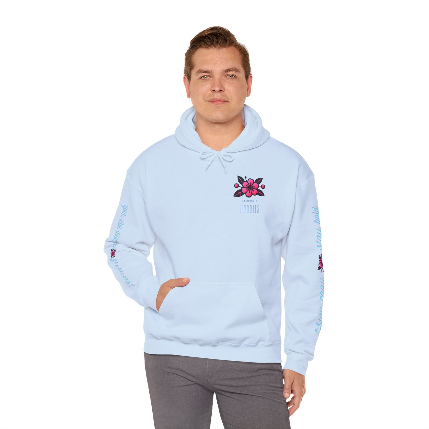 Floristic Hoodies - Stay Cozy and Bold Unisex Hooded Sweatshirt