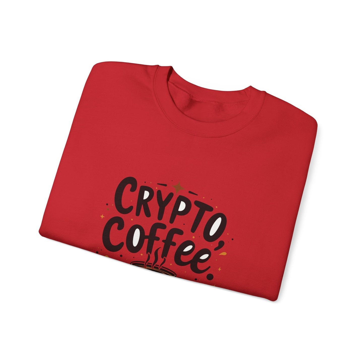 Crypto Coffee Repeat Sweatshirt - Unisex Heavy Blend™ Crewneck