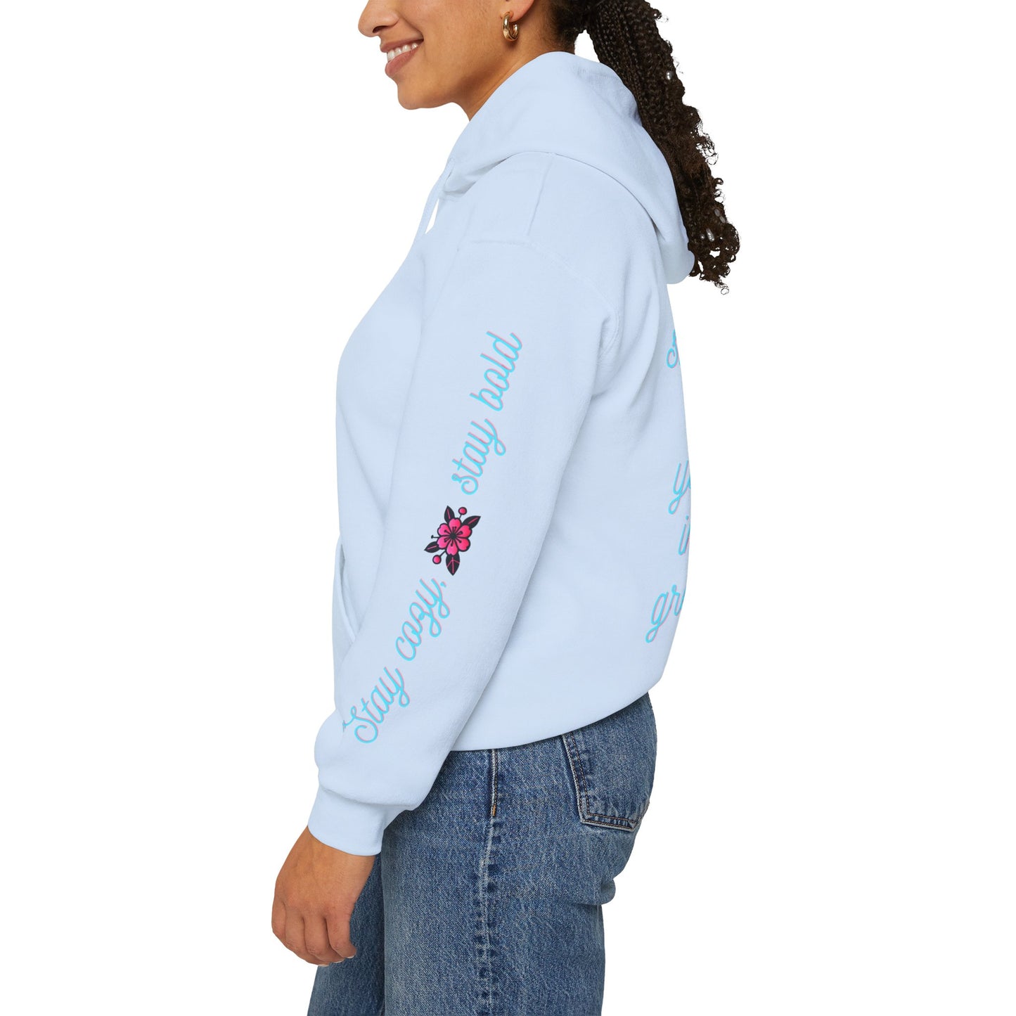 Floristic Hoodies - Stay Cozy and Bold Unisex Hooded Sweatshirt