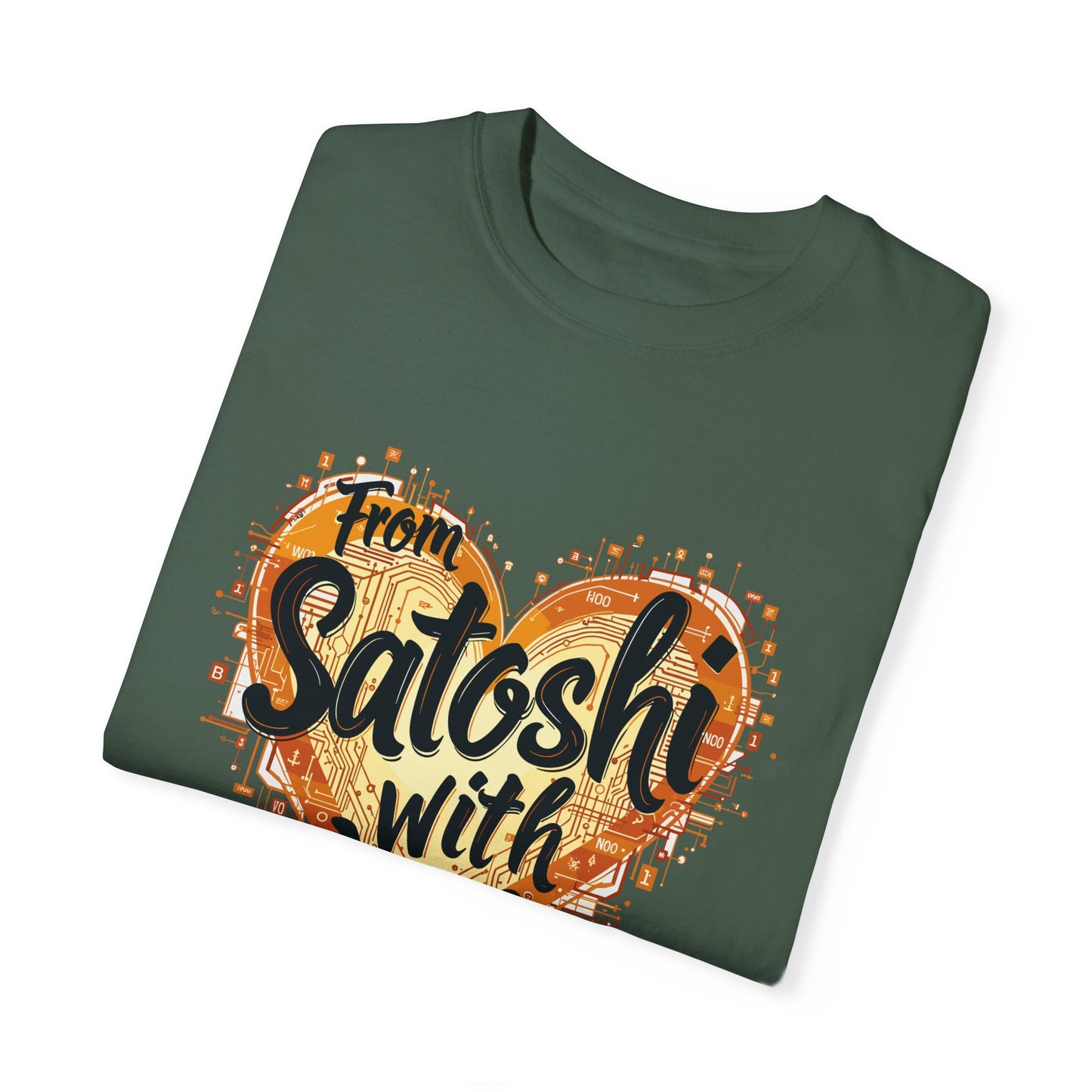 Bitcoin Satoshi Love Unisex Shirt, Cryptocurrency Tee, Crypto HODL T-shirt, Blockchain Gift, Digital Currency Apparel