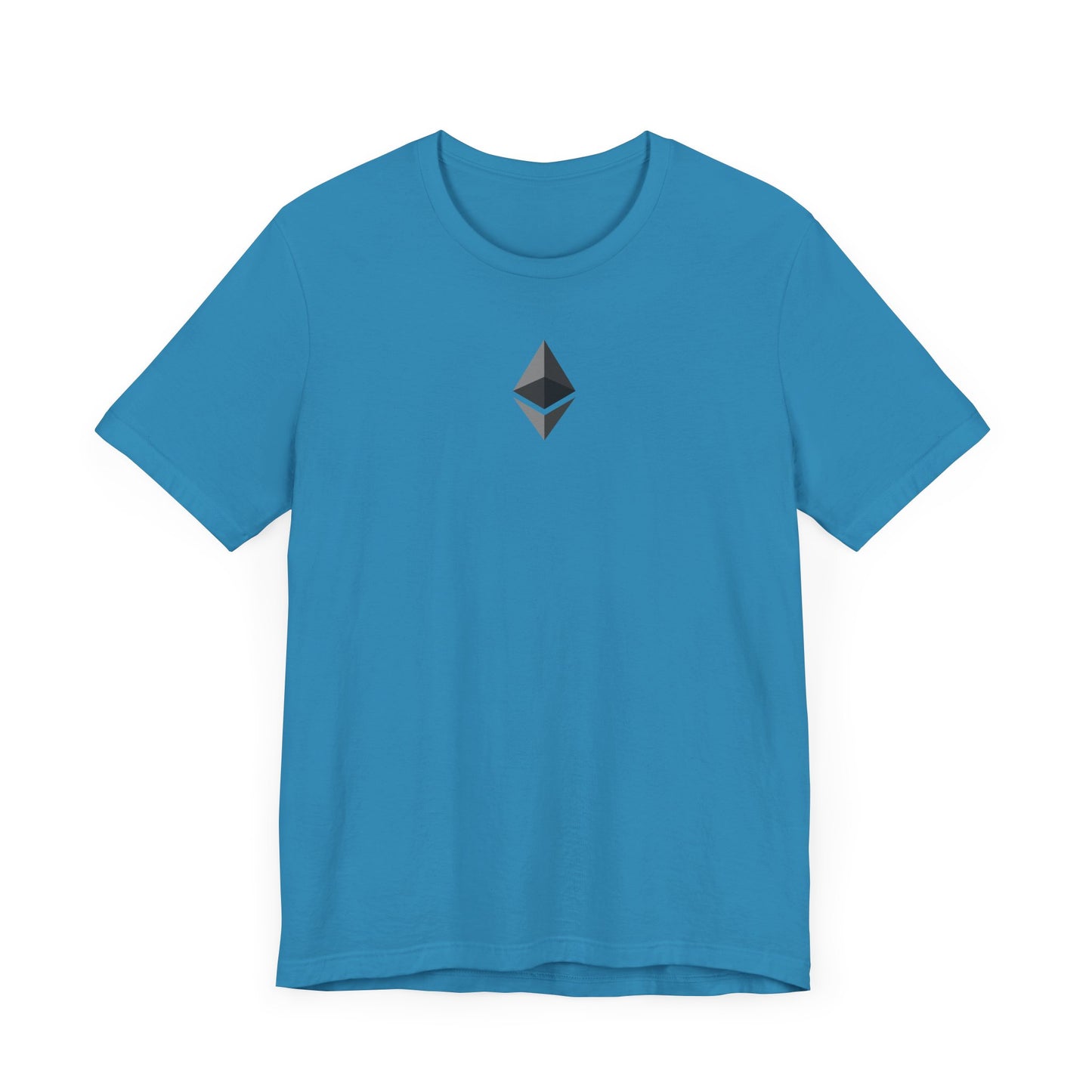 Ethereum T-Shirt, Crypto Tee Shirt, Blockchain Short Sleeve Top, Programmer Gift, Cryptocurrency Clothing, Gift for Tech Enthusiast