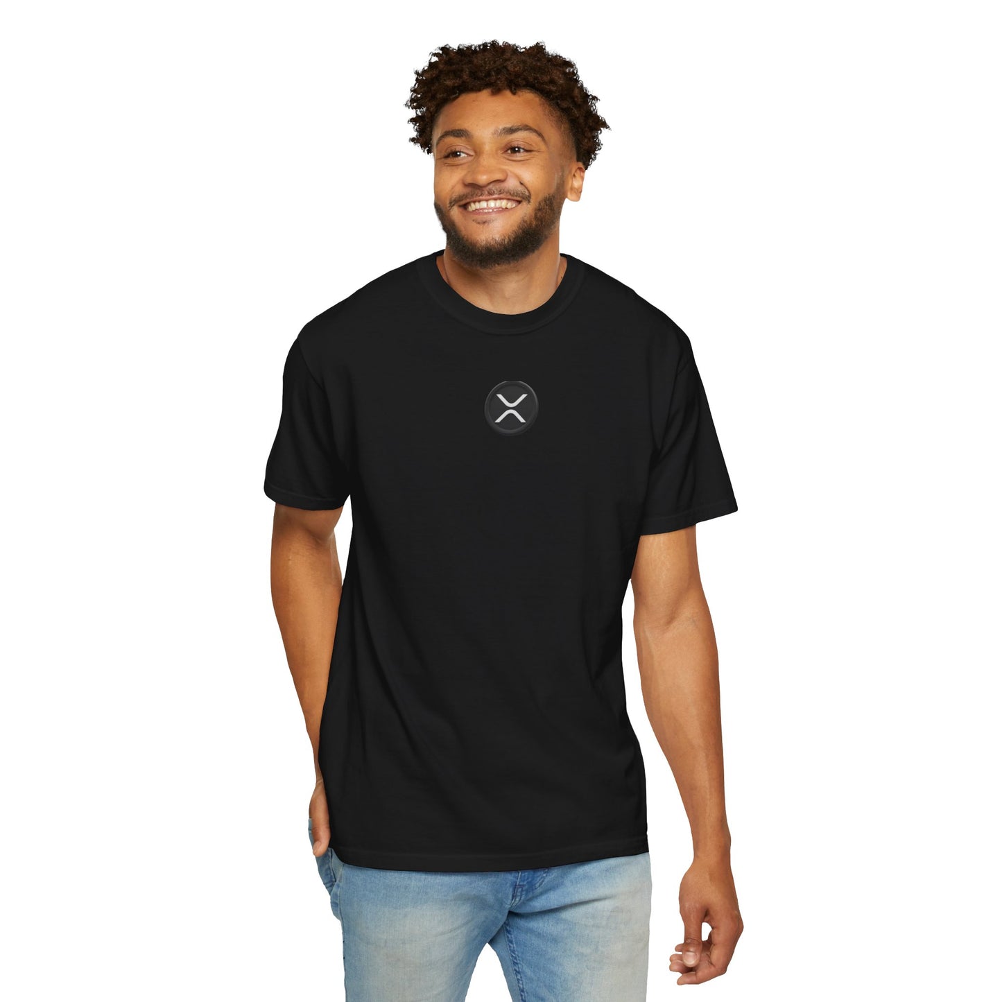 XRP Cryptocurrency Unisex Garment-Dyed T-shirt, Ripple Logo Tee, Crypto Investor Gift, Digital Currency Shirt, Ripple XRP Merch, Finance