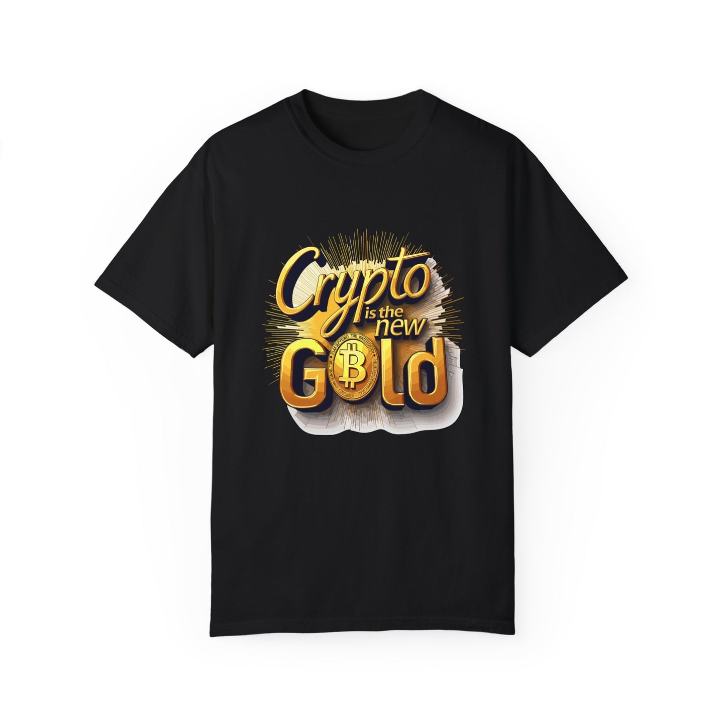 Bitcoin Crypto Gold Unisex T-shirt